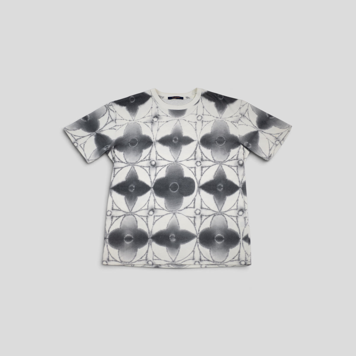 Louis Vuitton Printed Shibori Tie-Dye Tee in White