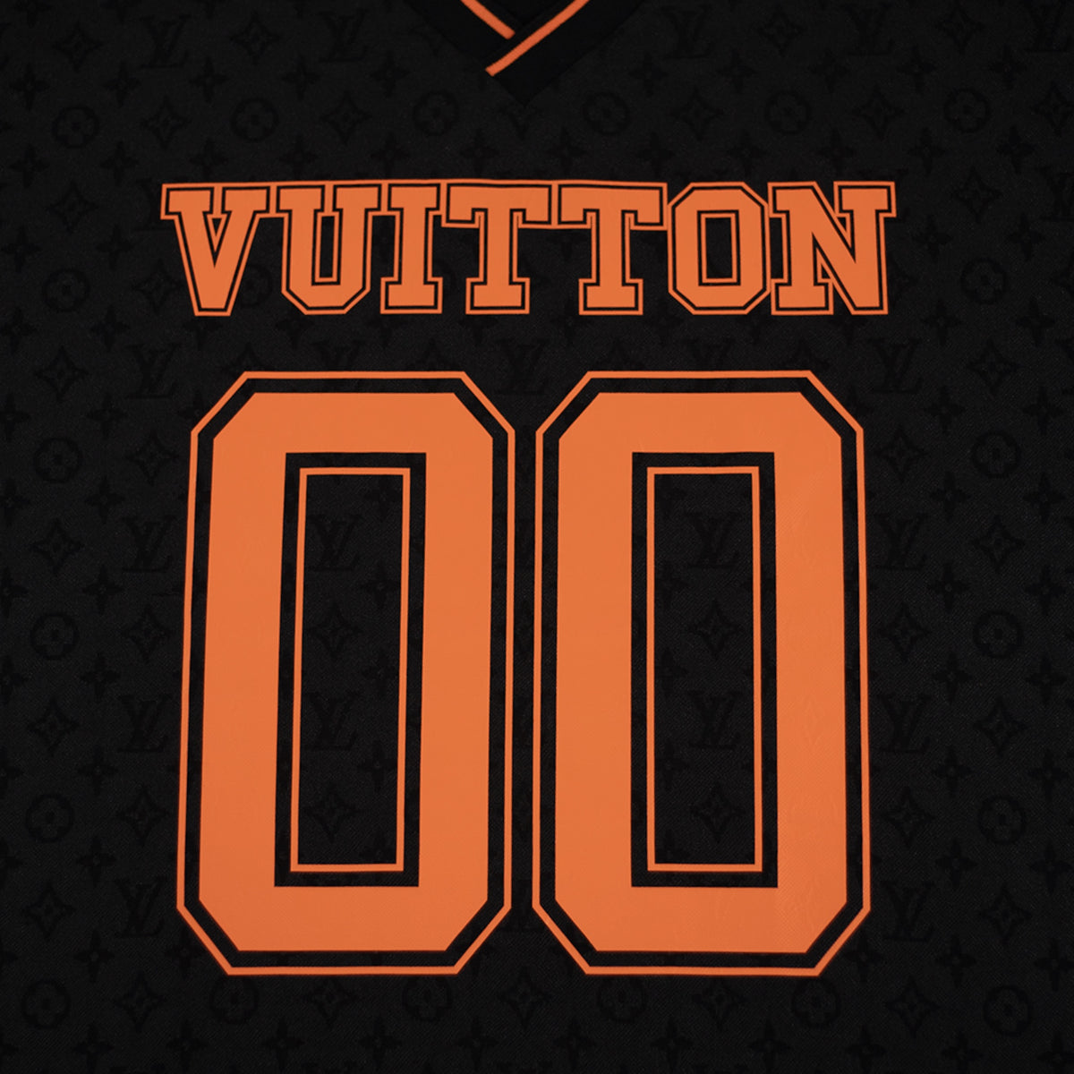 Louis Vuitton Sporty Monogram Jersey in Black / Orange