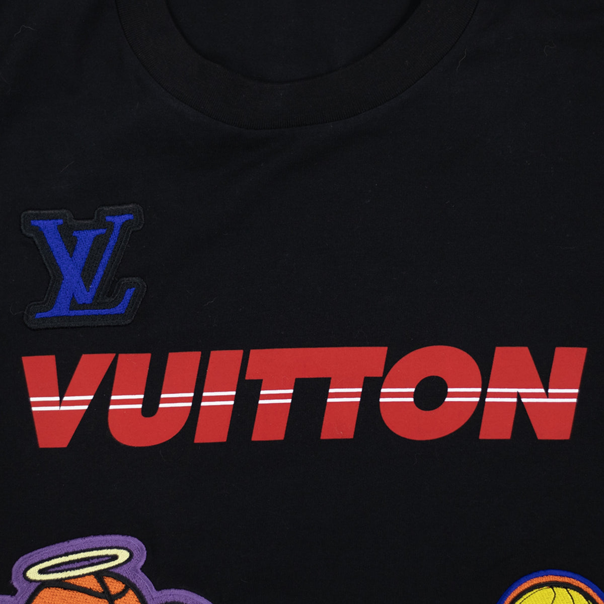 Louis Vuitton X NBA Multi Logo Tee in Black