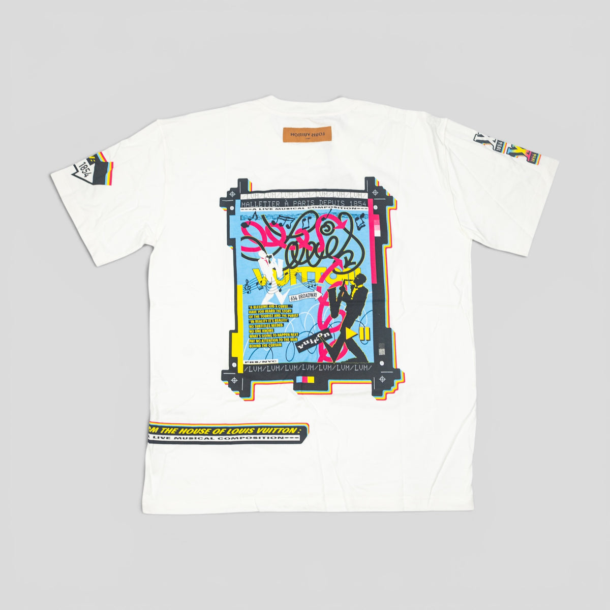 Louis Vuitton LV Jazz Flyers Tee in White