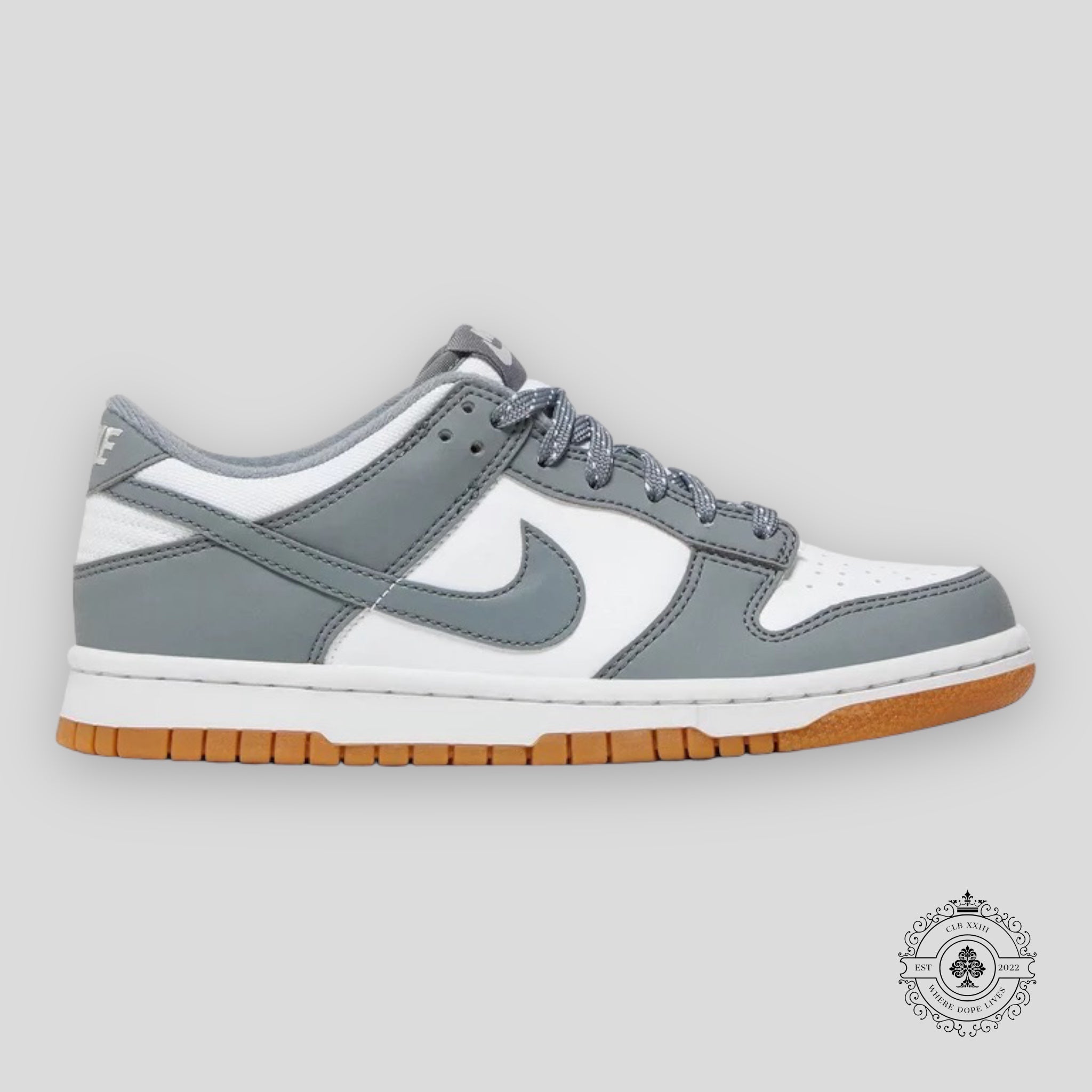 NIKE DUNK LOW GS “REFLECTIVE GREY”