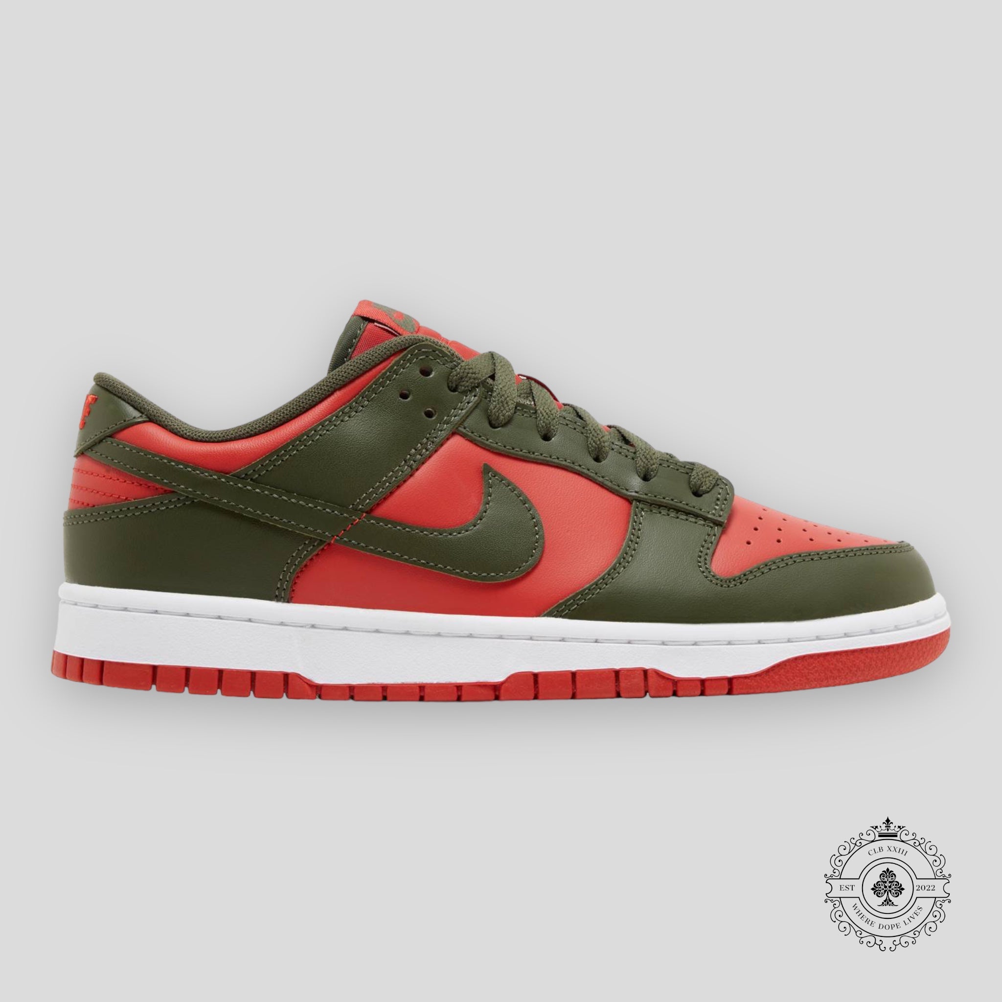 Nike Dunk Low “Mystic Red Cargo Khaki”