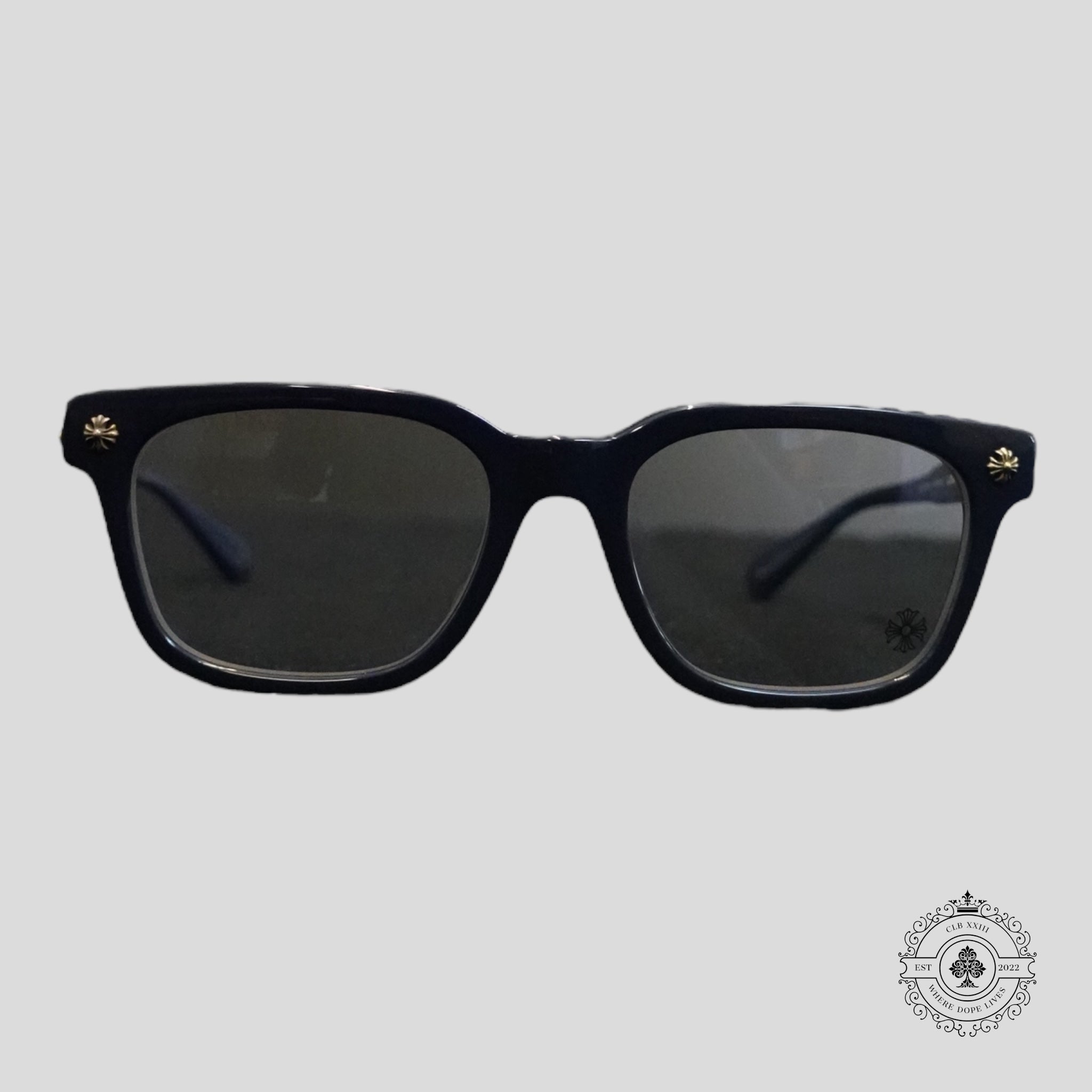 Chrome Hearts Cox Ucker Sunglasses in Blue/Silver