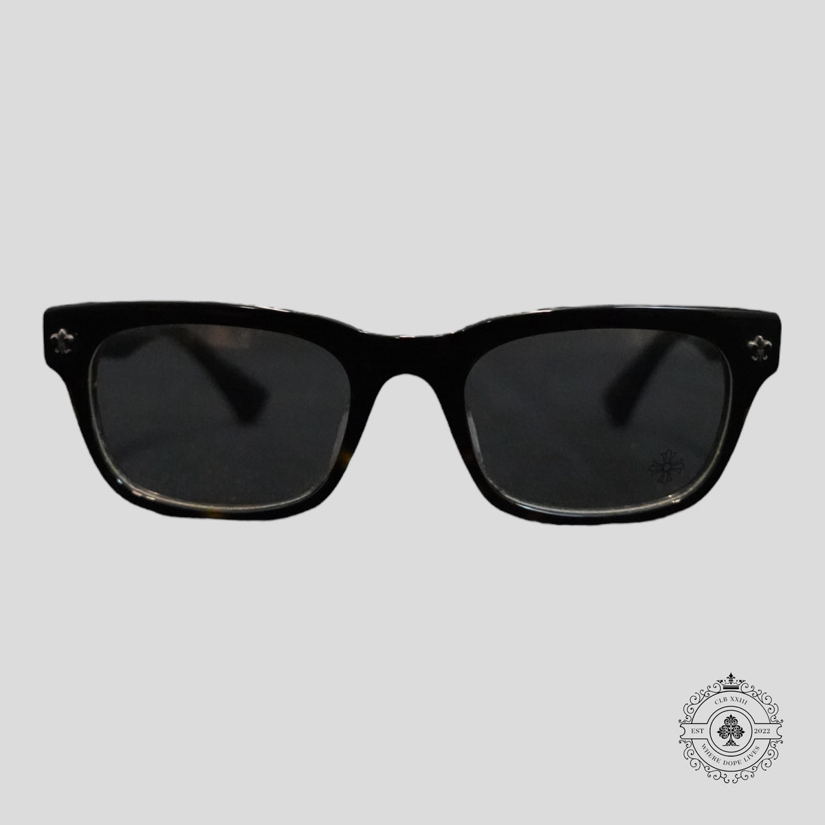 Chrome Hearts Gittin Any? Glasses in Tortoise Shell/Silver