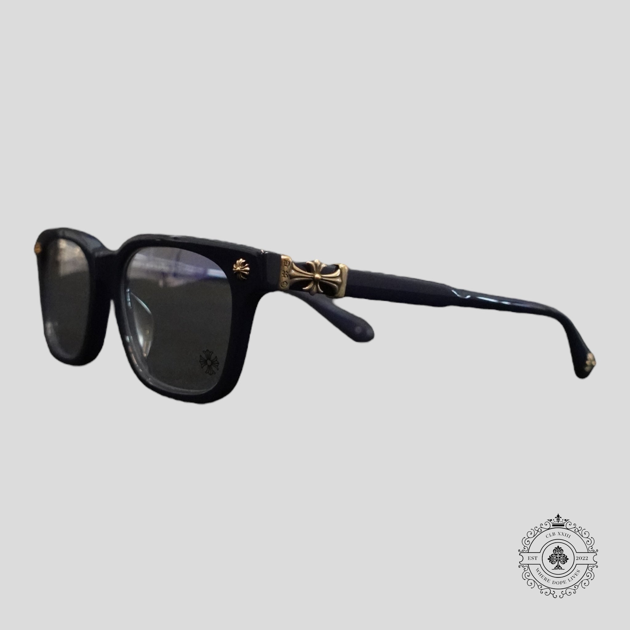Chrome Hearts Cox Ucker Sunglasses in Blue/Silver