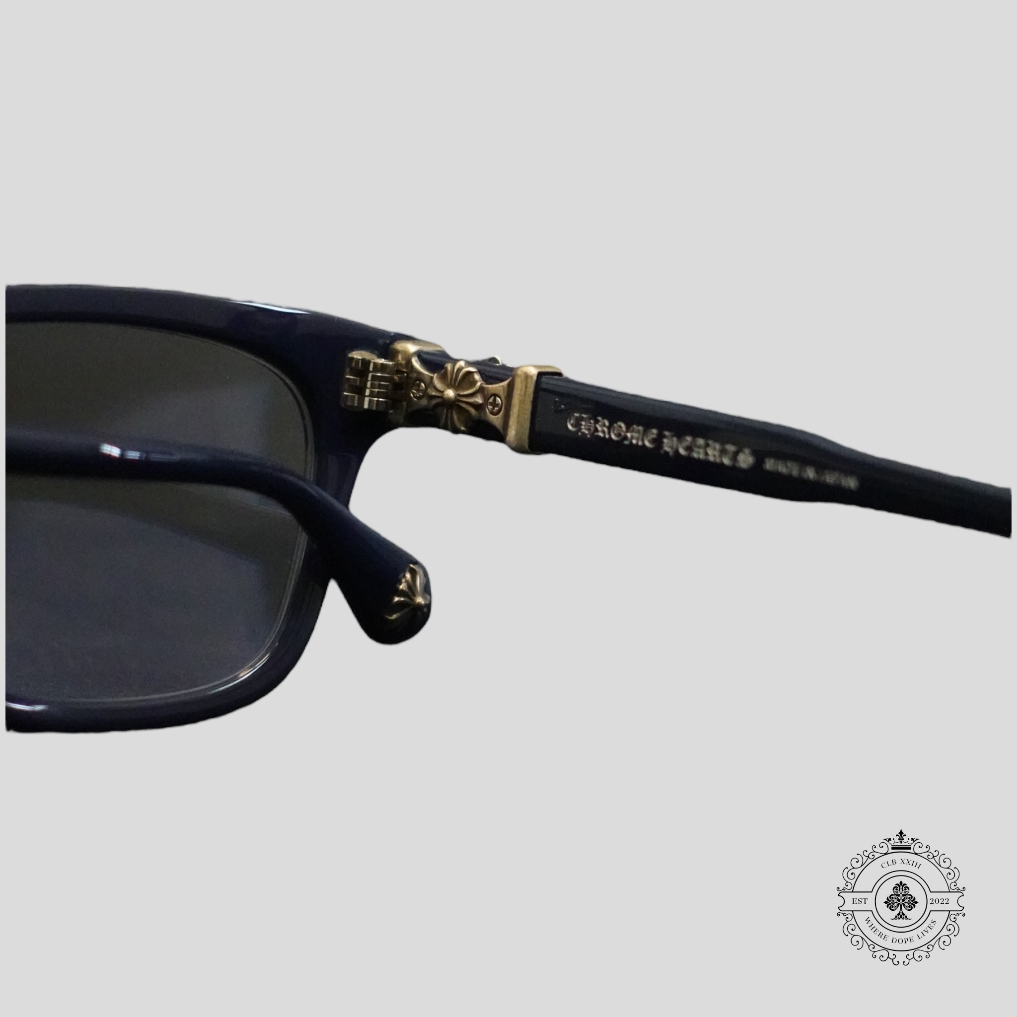 Chrome Hearts Cox Ucker Sunglasses in Blue/Silver