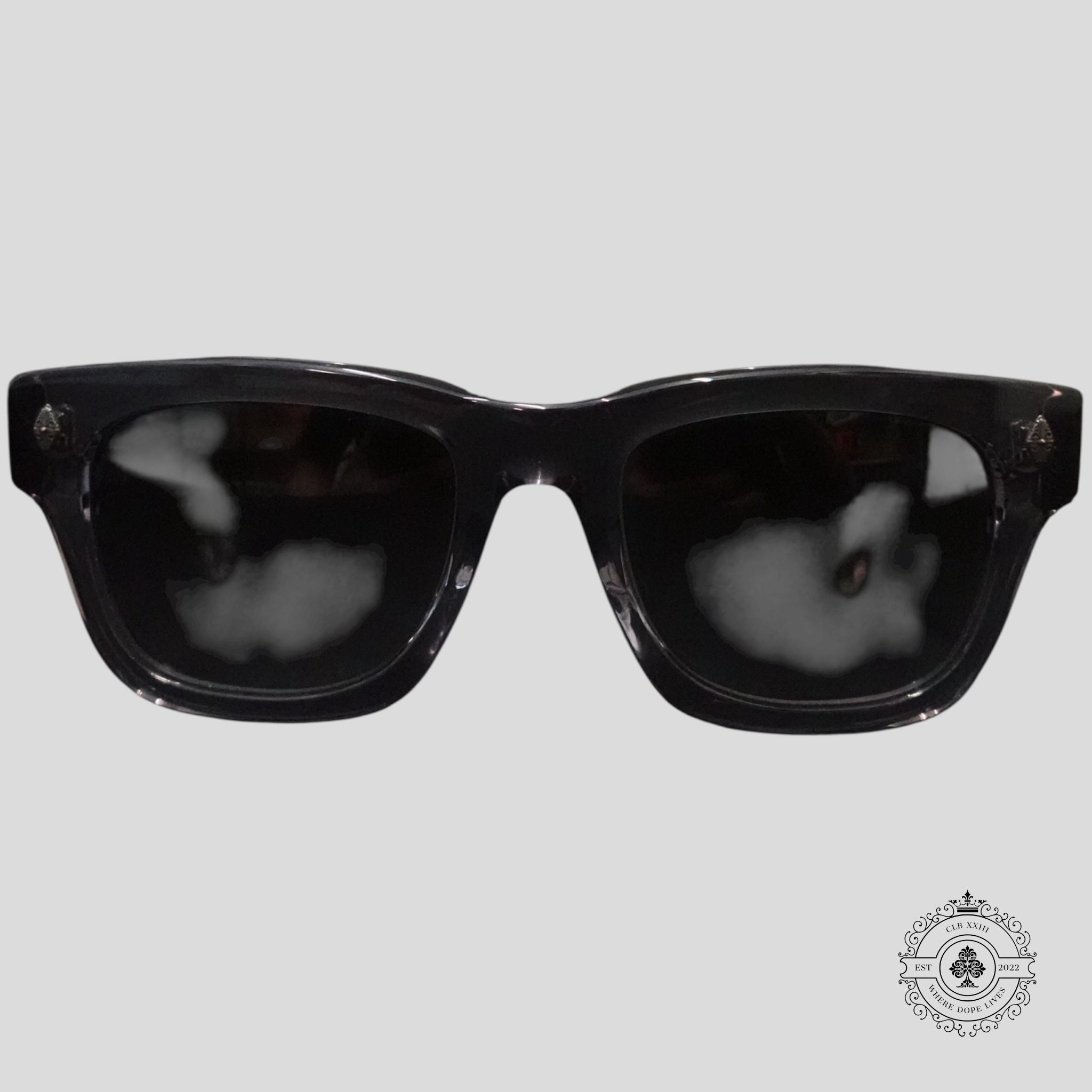 Chrome Hearts Dick Fitzener Sunglasses in Clear/Silver