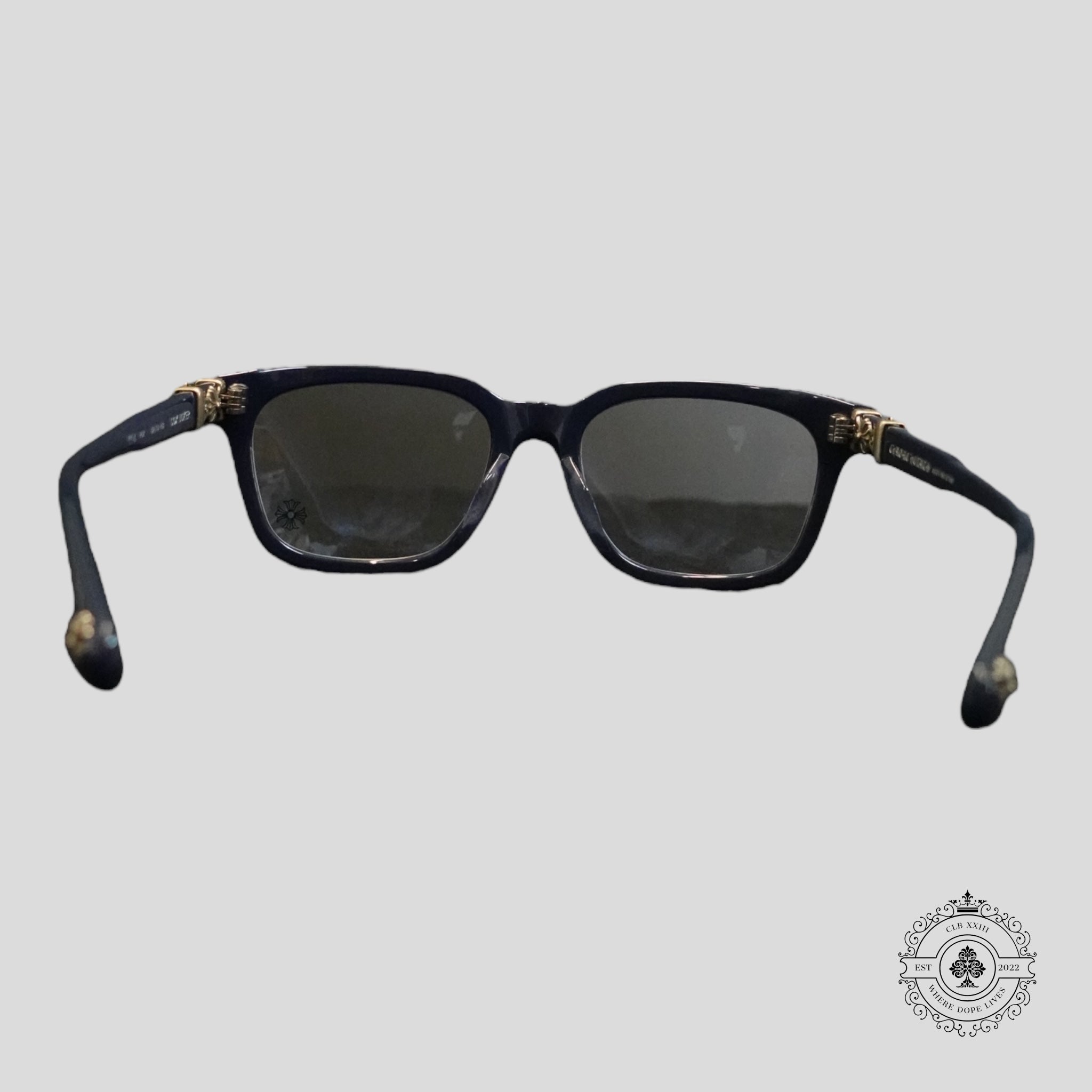 Chrome Hearts Cox Ucker Sunglasses in Blue/Silver