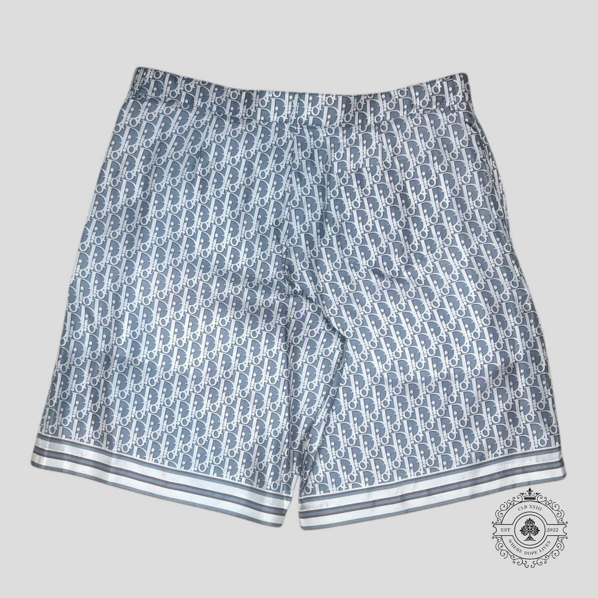 Dior Oblique Shorts in Grey