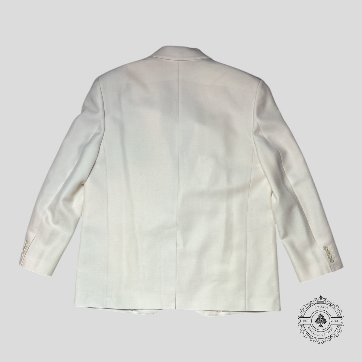 Celine Mohair Suit Jacket in Cream