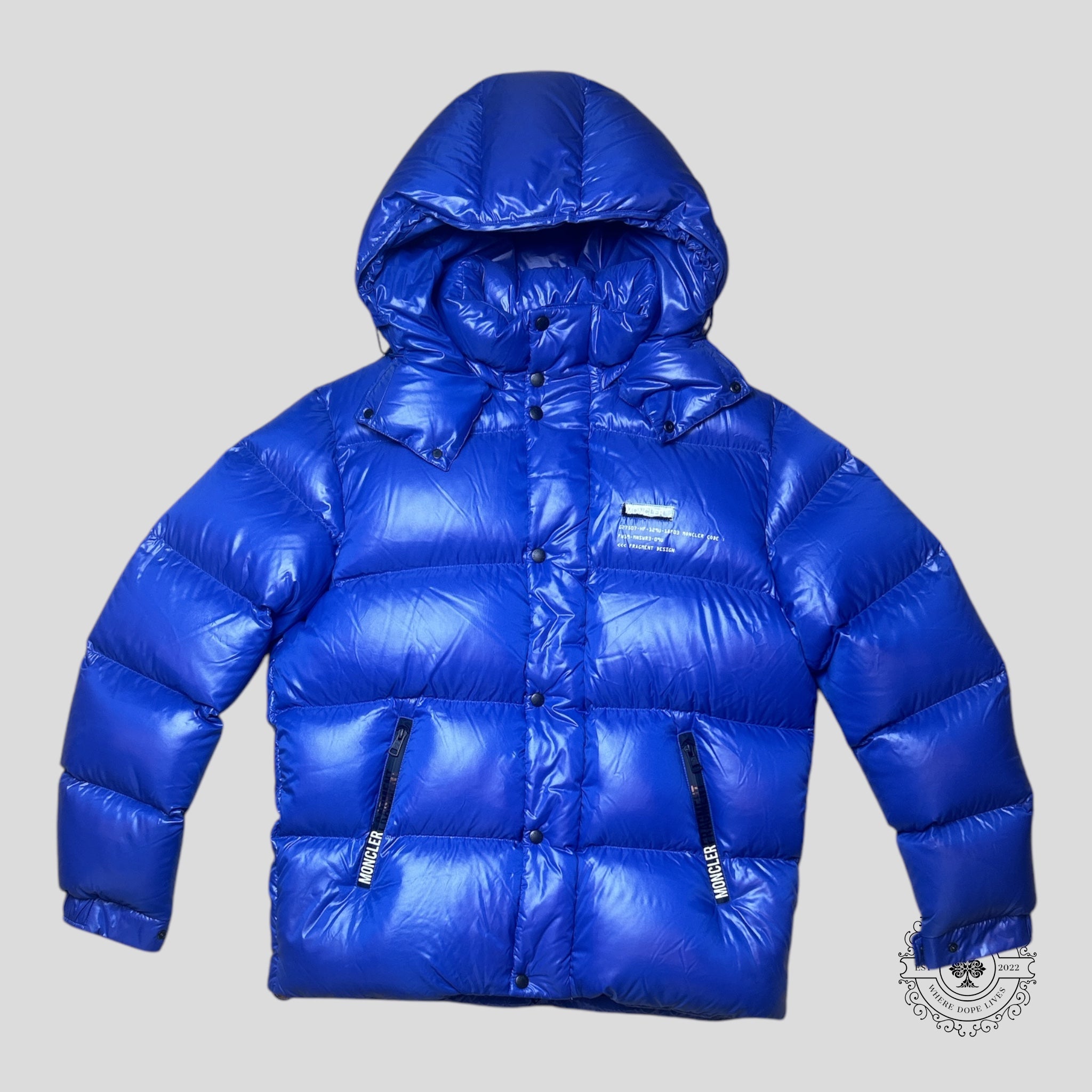 Moncler Fragment Hiroshi Fujiwara Down Jacket in Blue