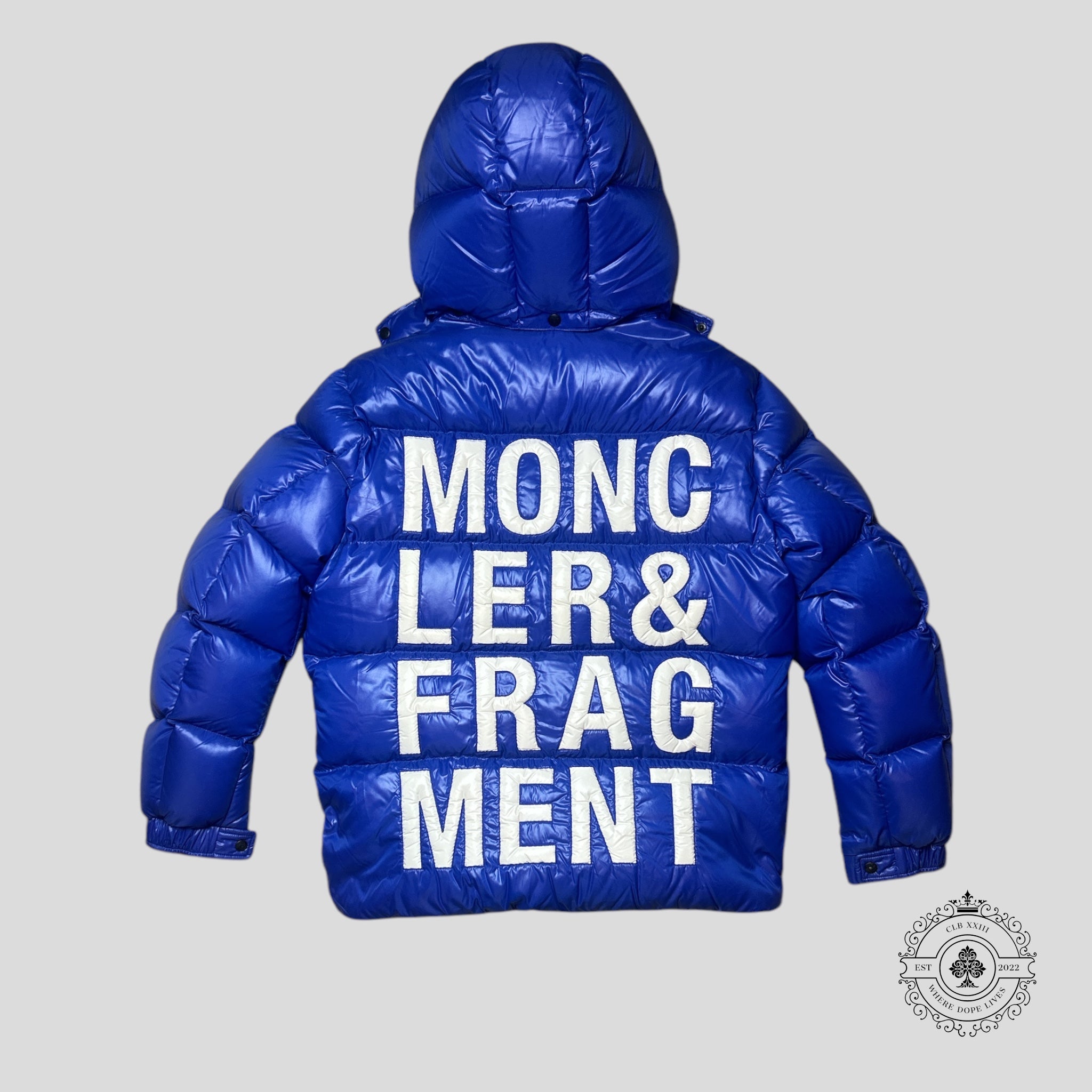 Moncler Fragment Hiroshi Fujiwara Down Jacket in Blue