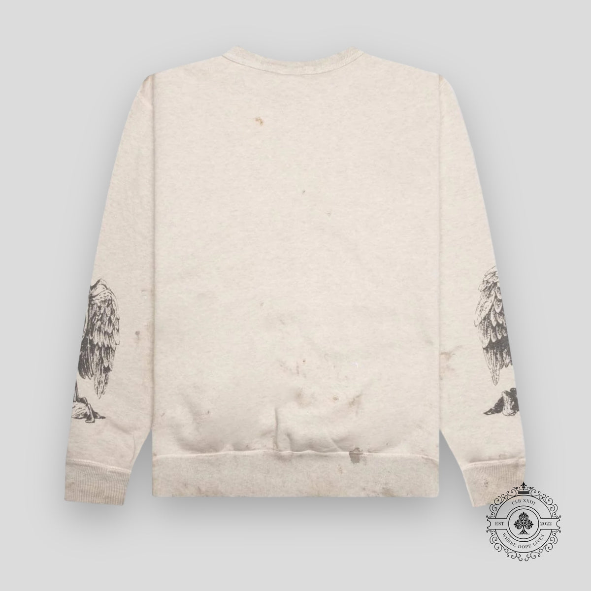 Saint Michael Mother Crewneck in Grey