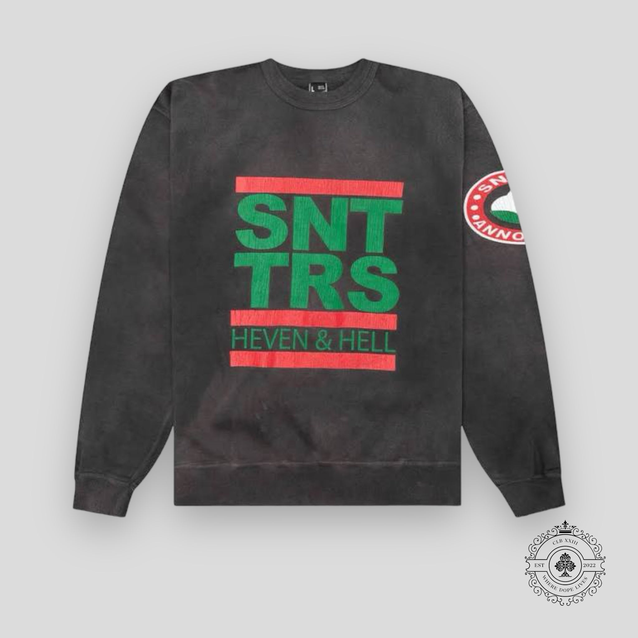 Saint Michael X Denim Tears STTRS Sweatshirt - Black