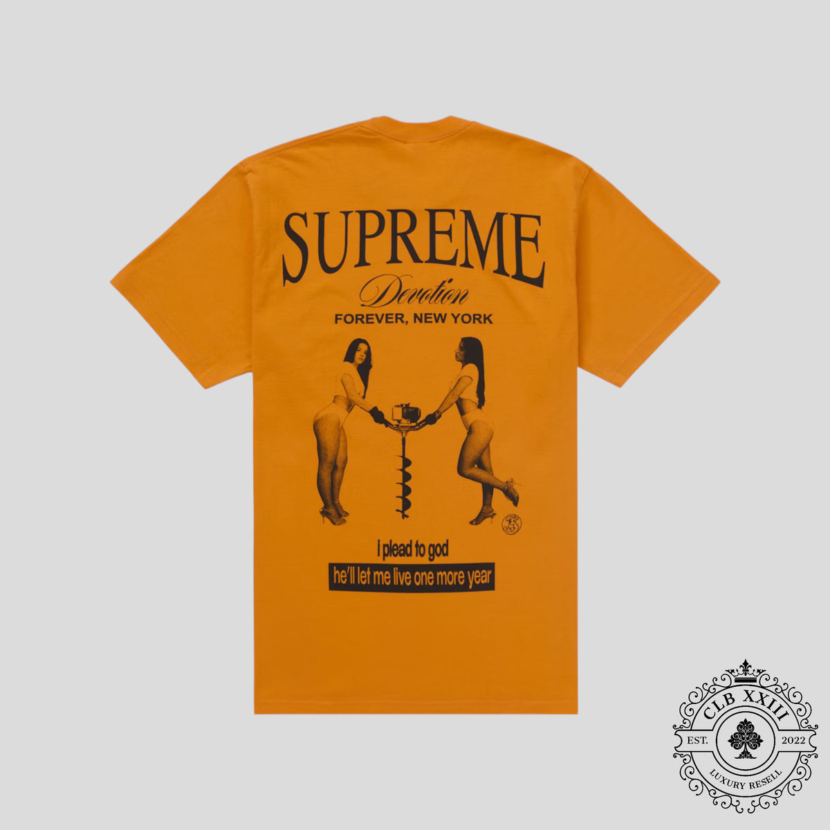 Supreme Devotion Tee in Orange