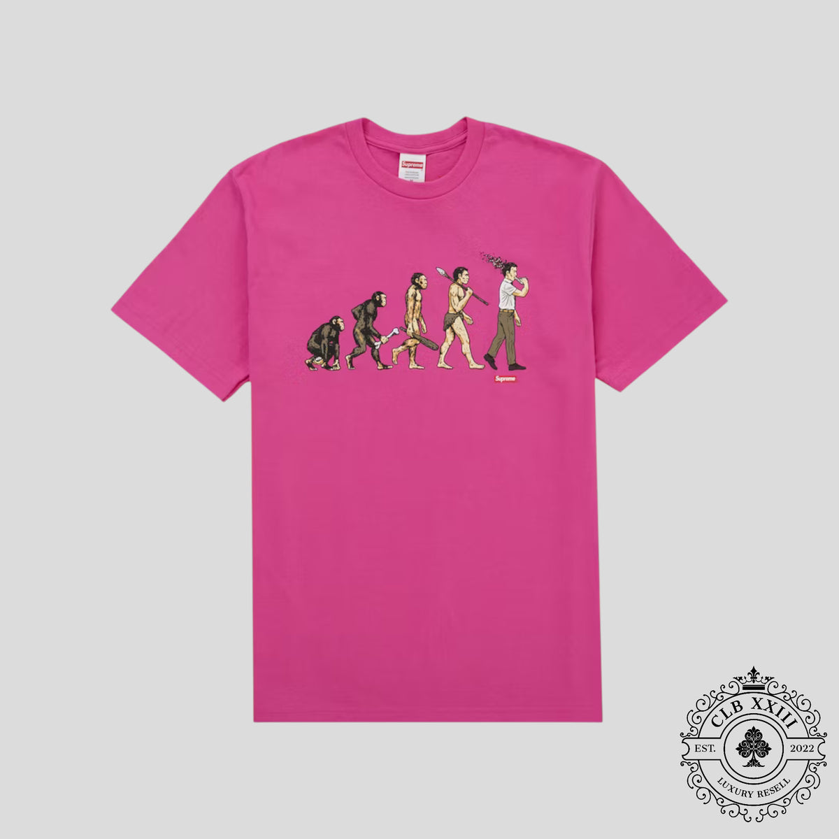 Supreme Evolution Tee in Pink