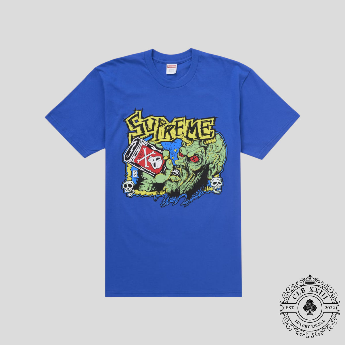 Supreme Fuckin Blowout Tee in Blue