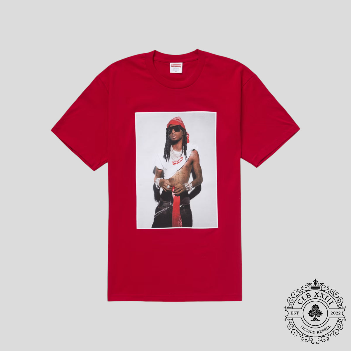 Supreme Playboi Carti Tee in Red