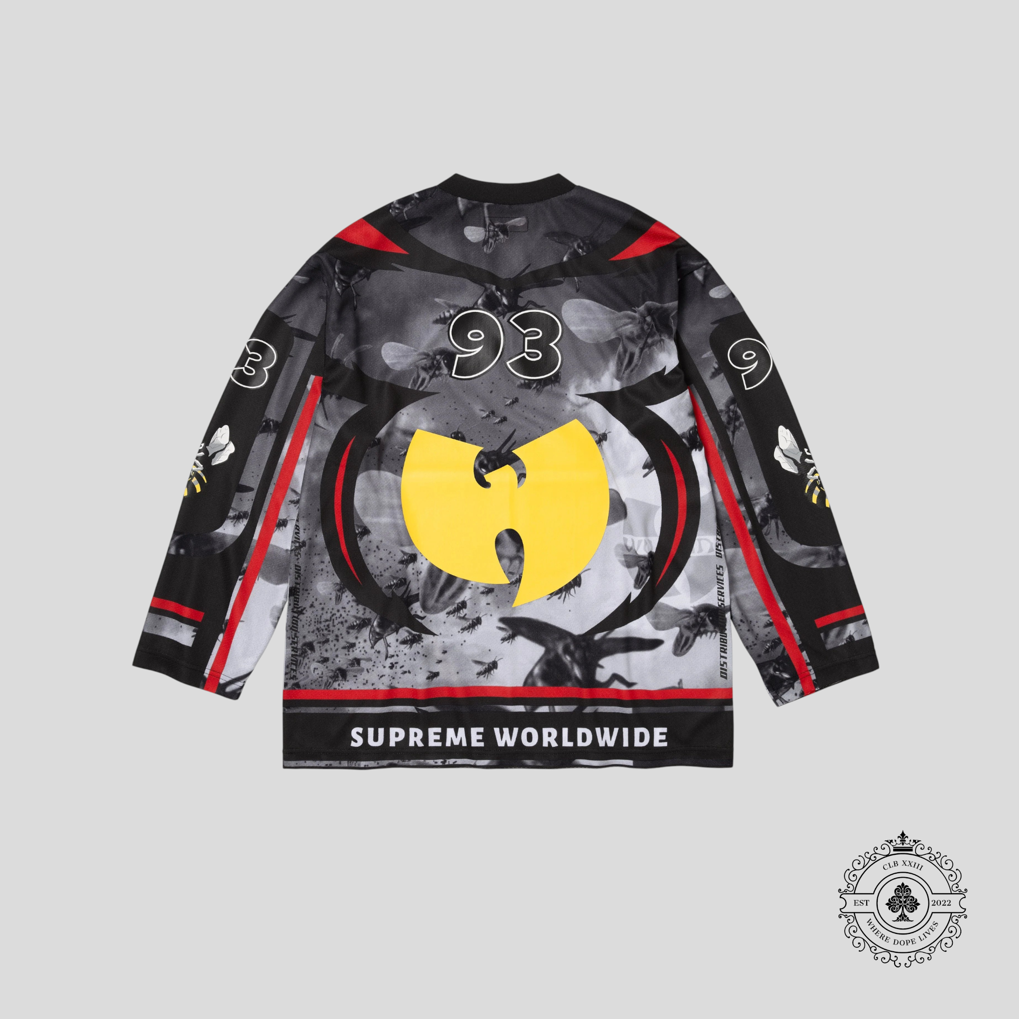 Supreme Wu-Tang Clan Hockey Jersey in Black