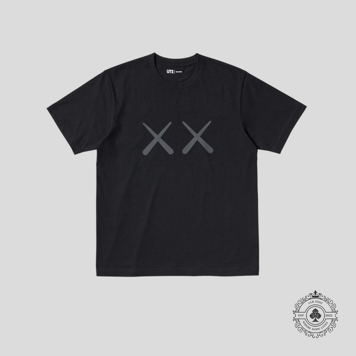 Uniqlo Kaws X Warhol Face Tee in Black