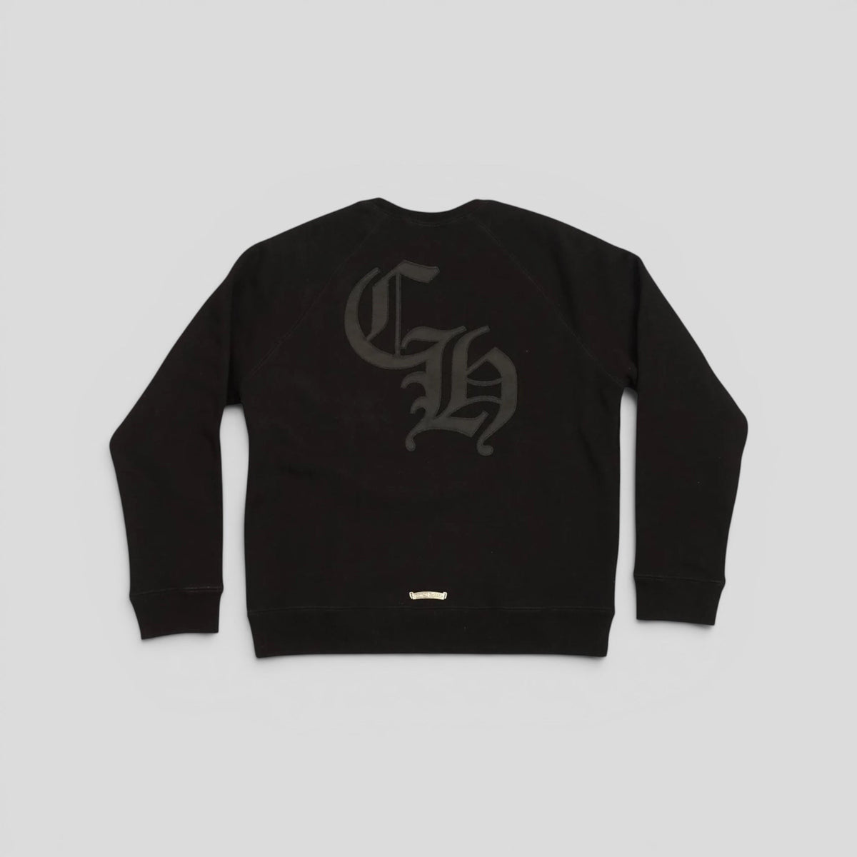 Chrome Hearts Cemetery Cross Seven-11 Crewneck in Black