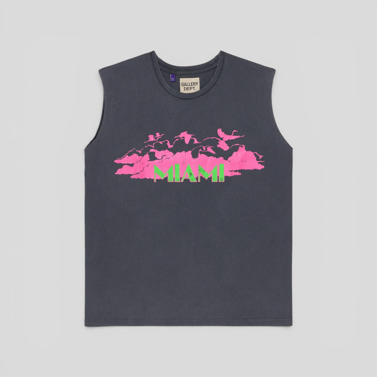 Gallery Dept. Maimi Cutoff Tee in Grey