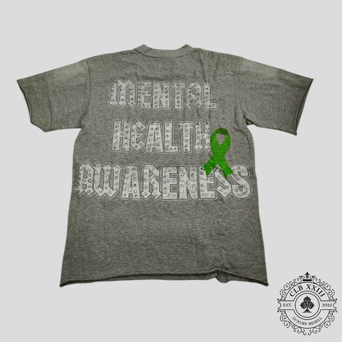 Blind Love Mental Health Tee in Grey