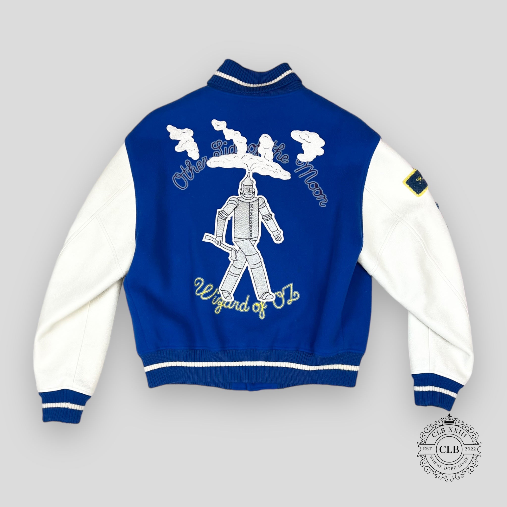 Louis Vuitton Wizard of Oz Varsity Jacket in Blue/White