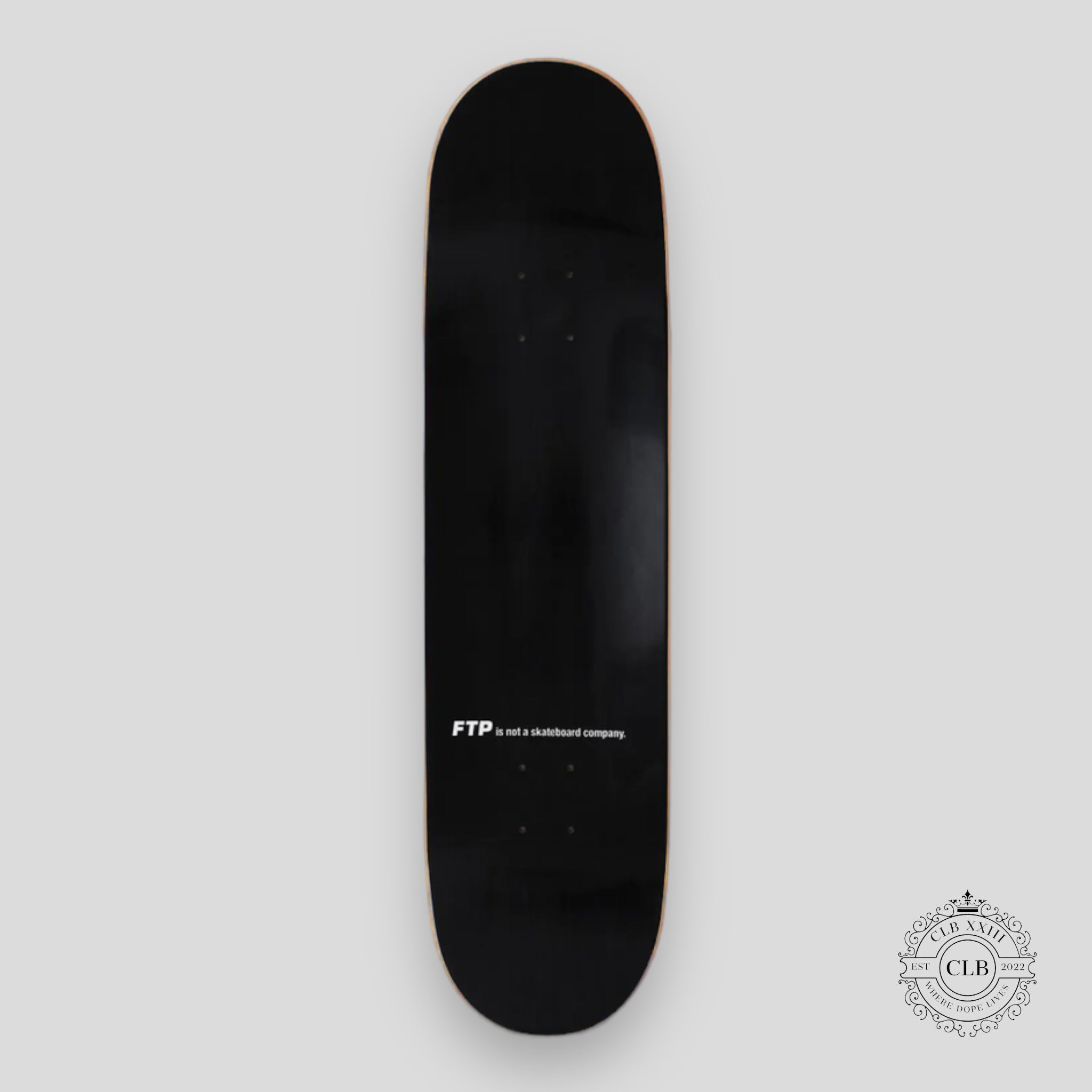 FTP GLOW IN THE DARK SKULL 8.5 SKATE DECK