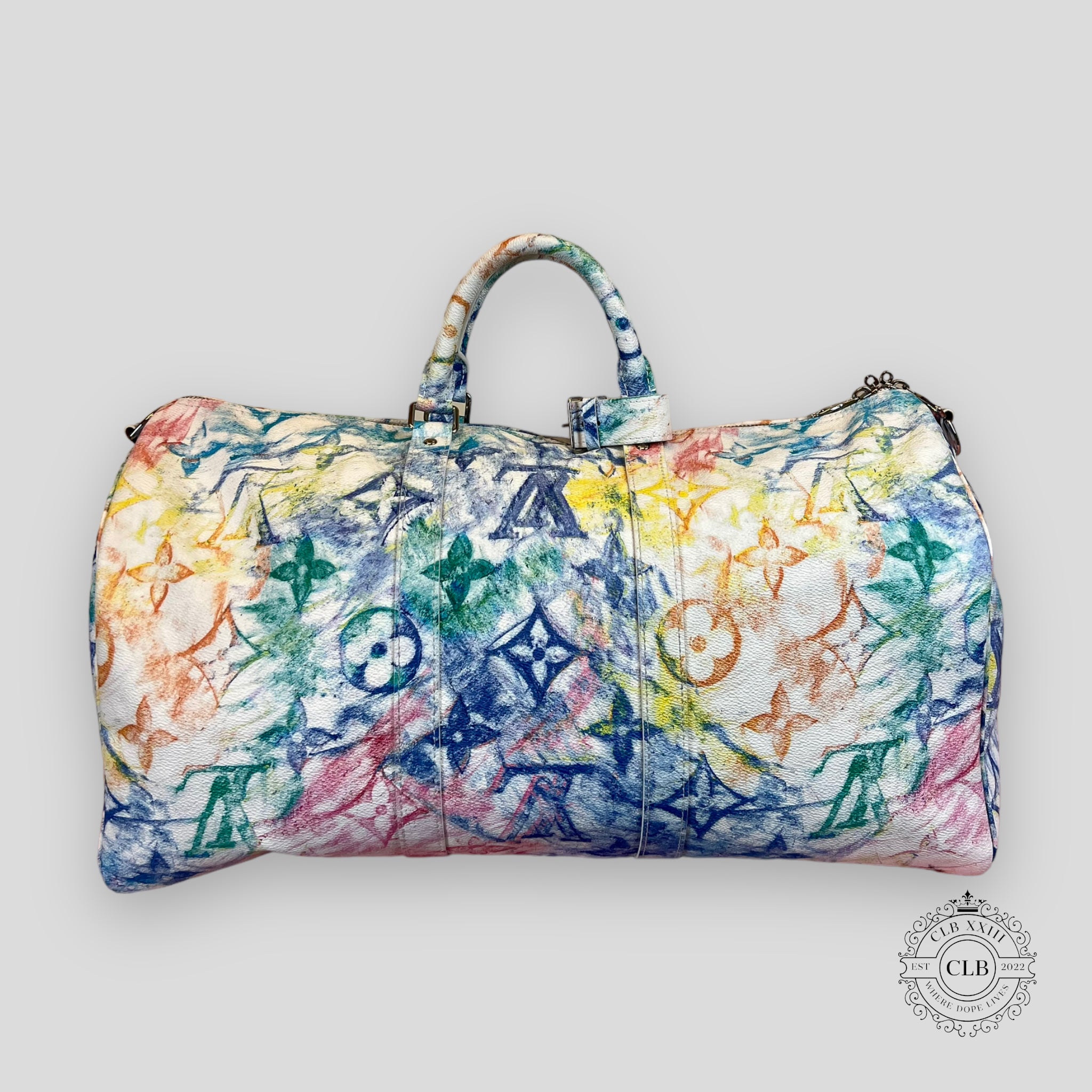 LOUIS VUITTON PASTEL MONOGRAM KEEPALL 50