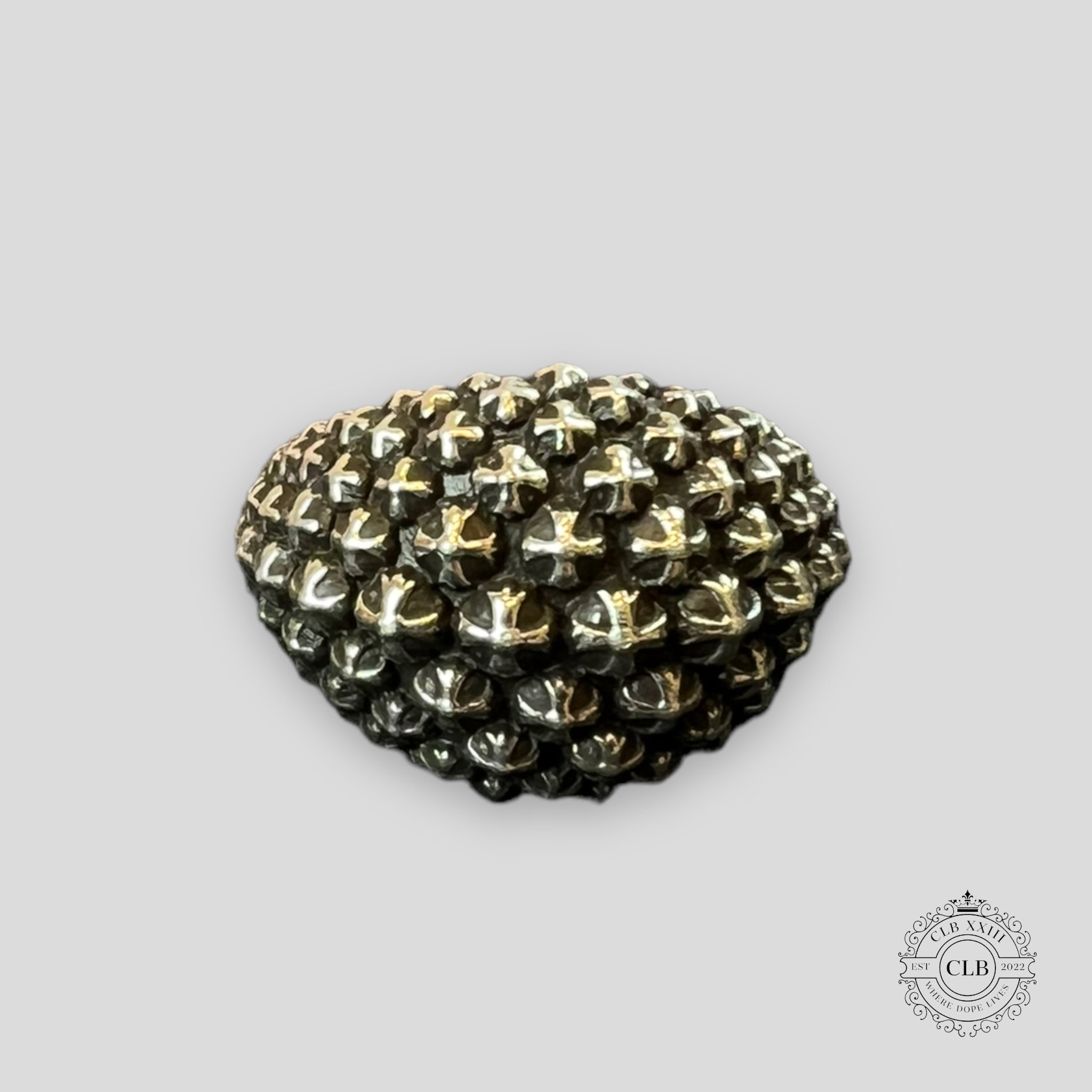 CHROME HEARTS MINI CROSS BALL RING