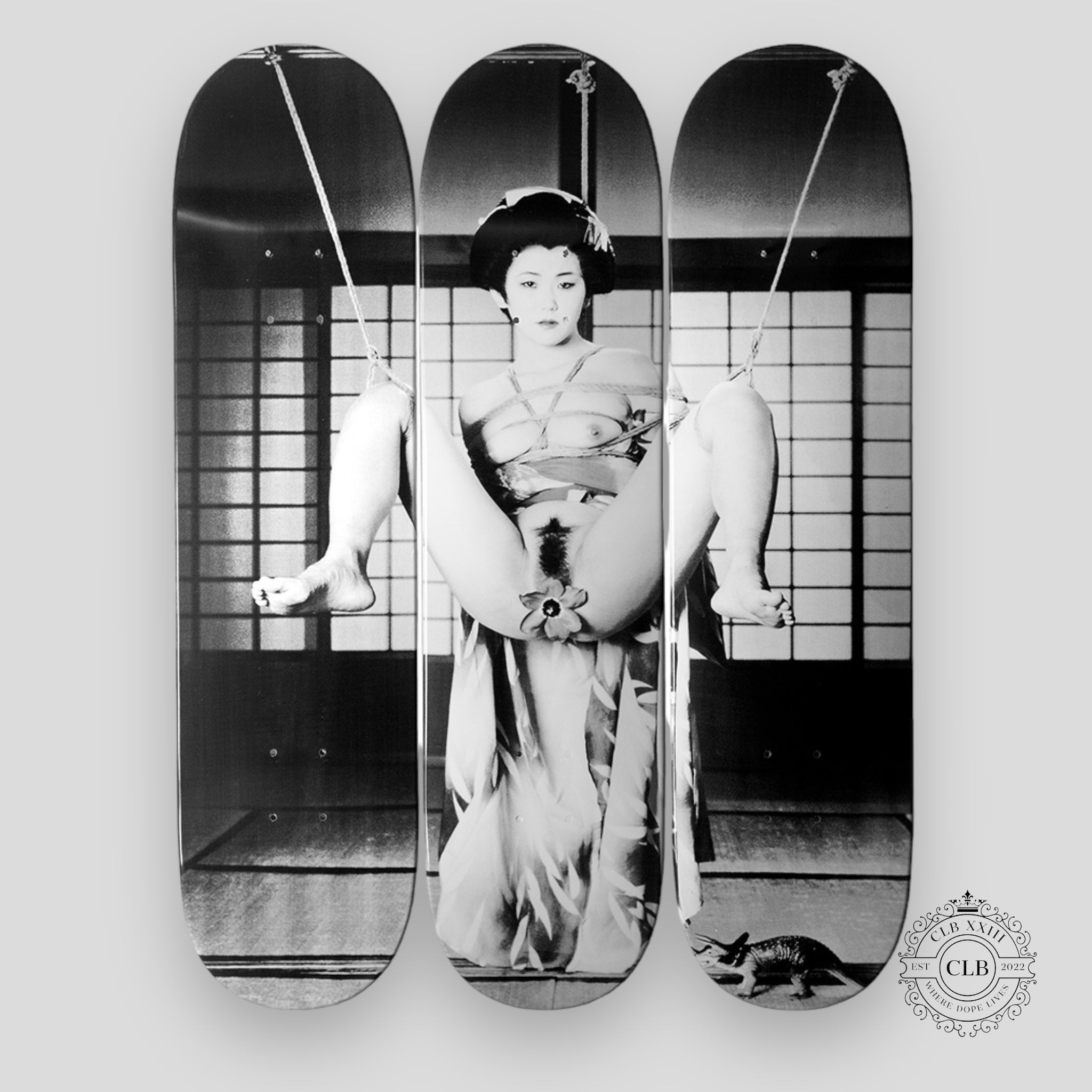 NOBUYOSHI ARAKI "GEISHA" SKATEBOARD SET