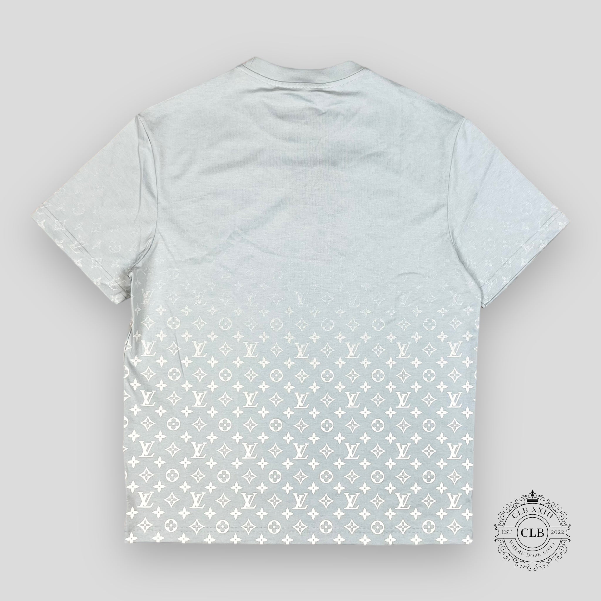 LOUIS VUITTON MONOGRAM DEGRADE T-SHIRT - RAYURE BLUE