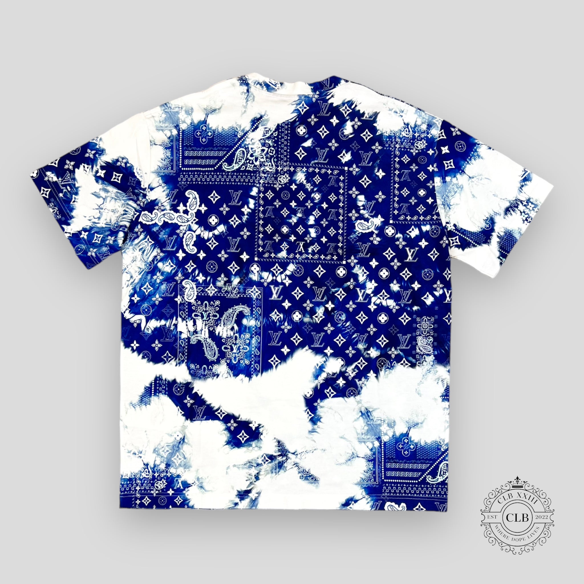 Louis Vuitton Monogram Bandana T-Shirt in Blue