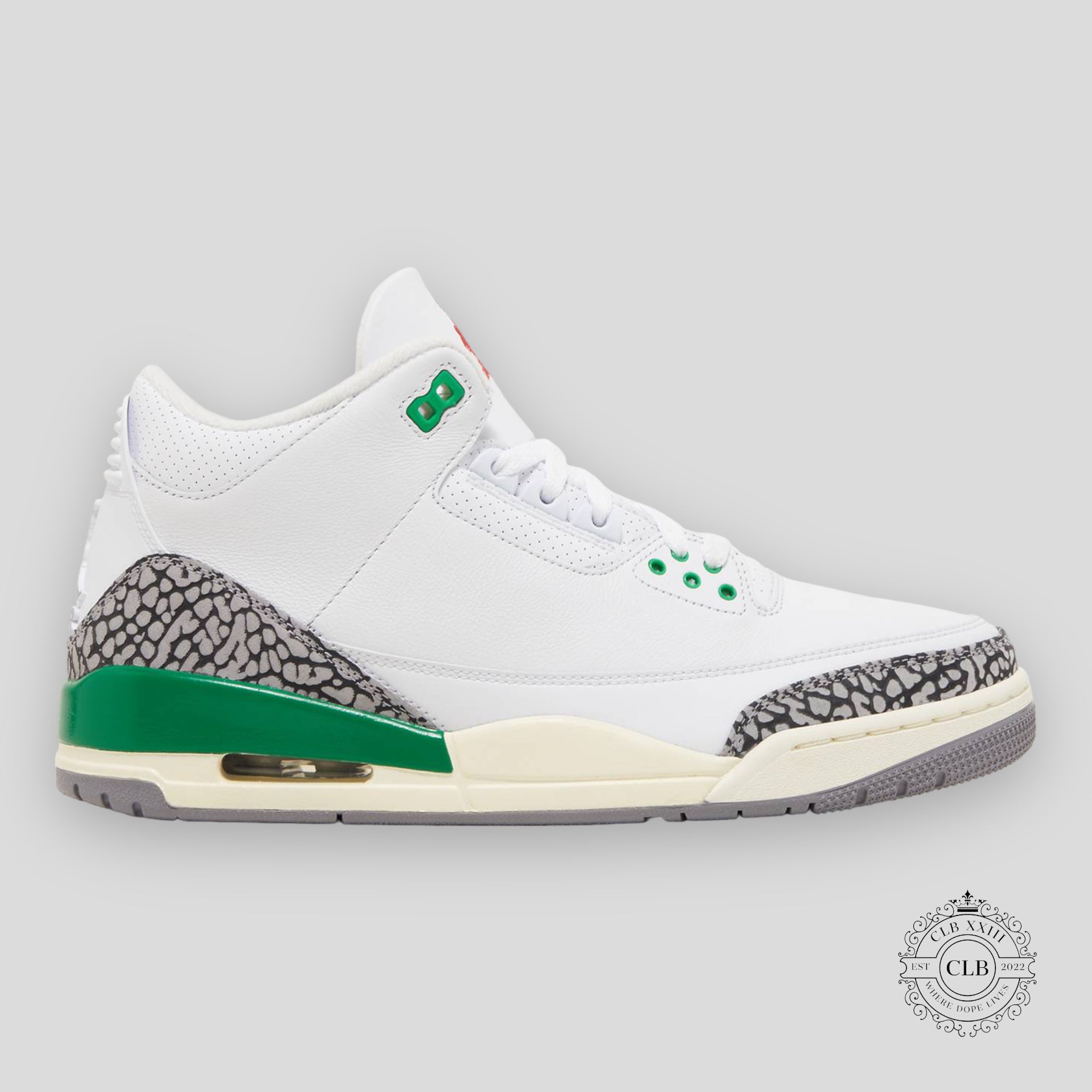 AIR JORDAN 3 RETRO (W) "LUCKY GREEN"