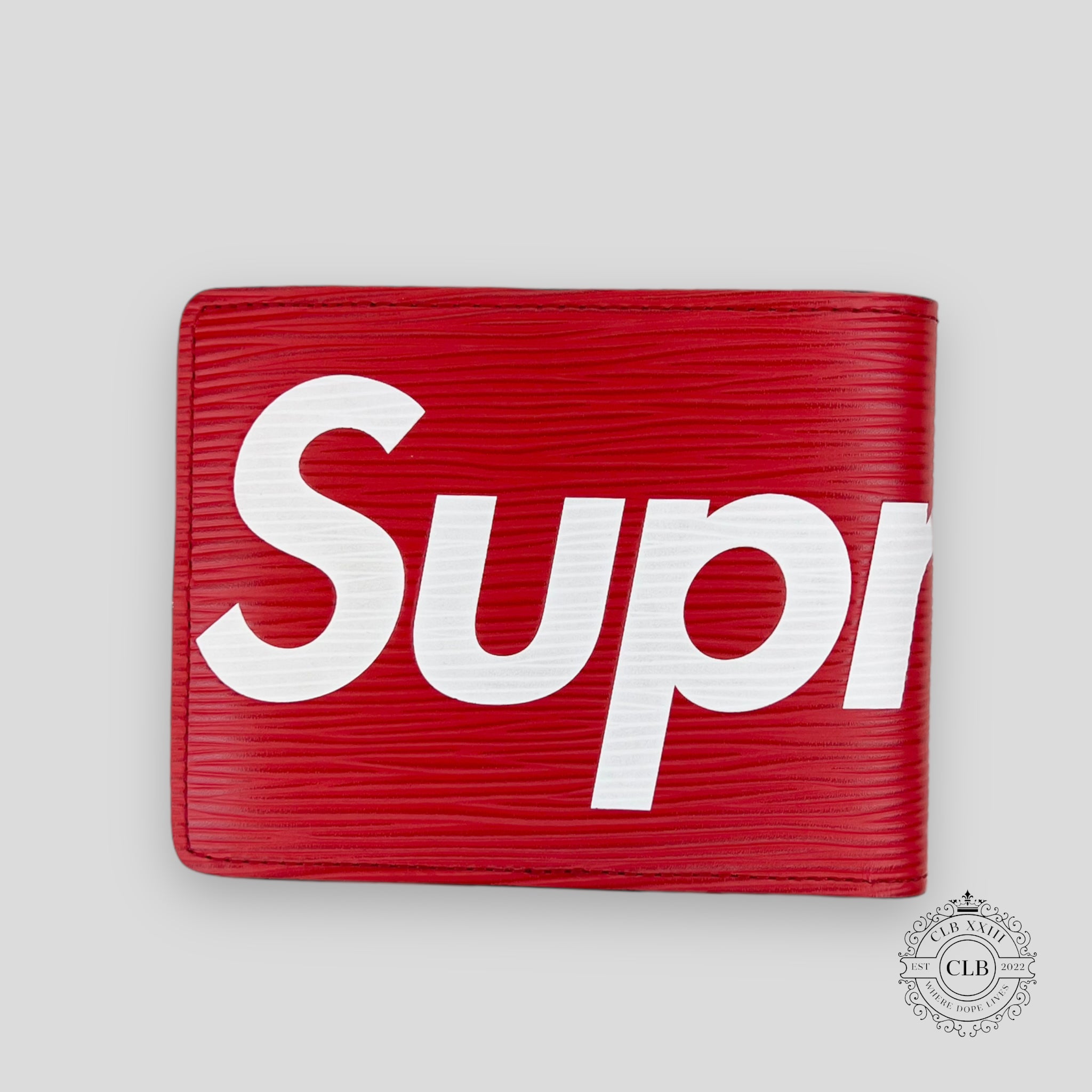 LOUIS VUITTON X SUPREME BIFOLD LEATHER WALLET