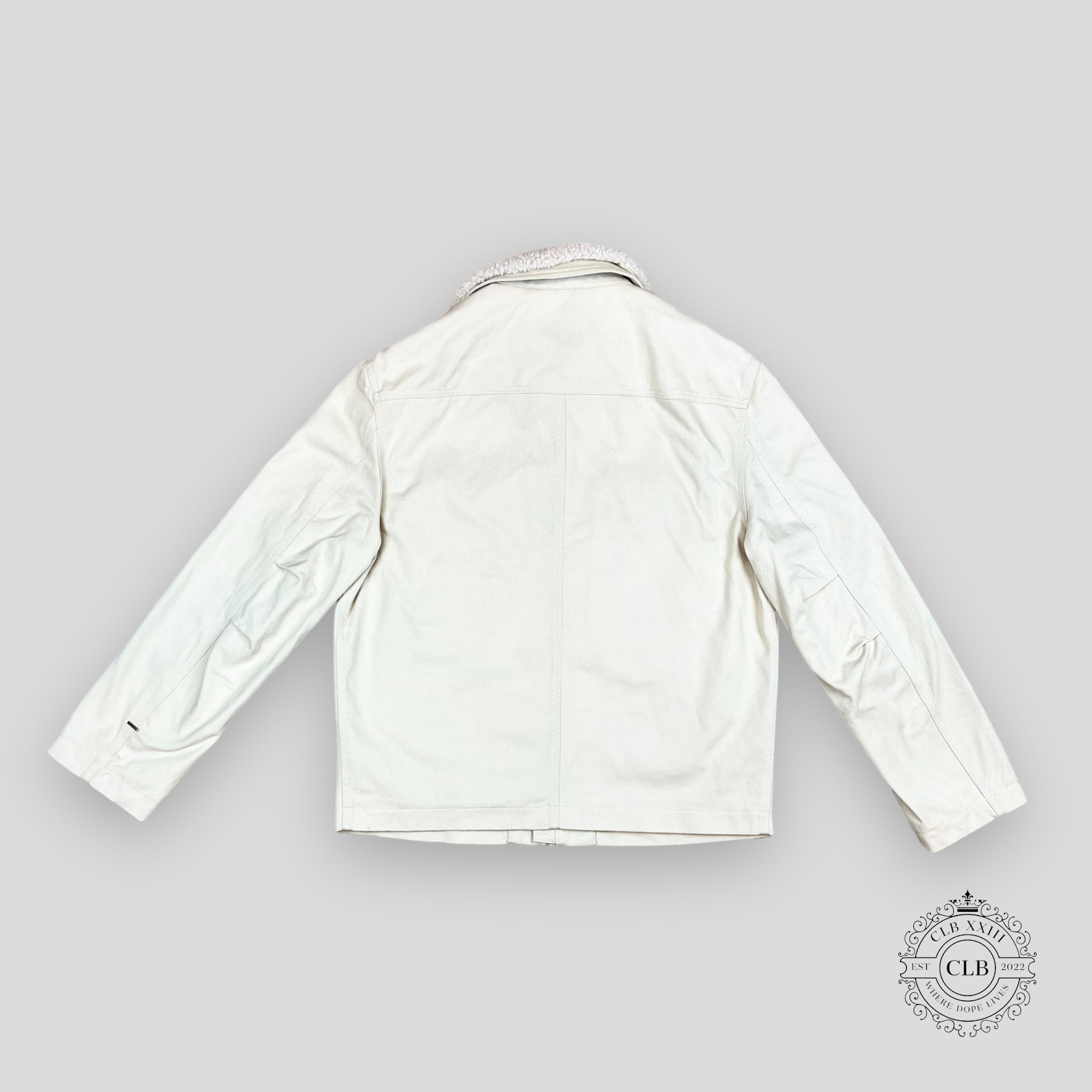 LOUIS VUITTON MONOGRAM WORKWEAR DENIM JACKET OFF-WHITE