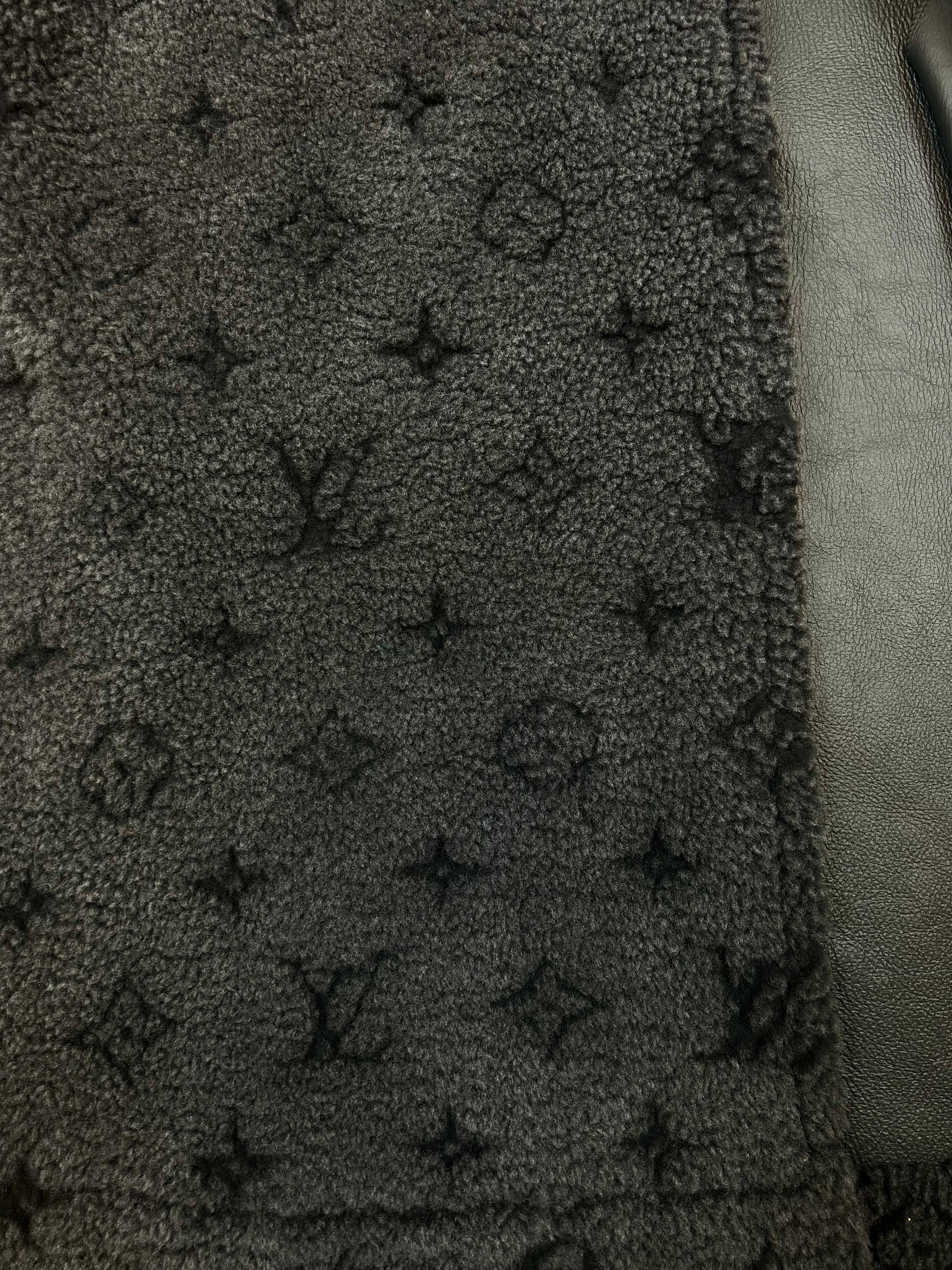 LOUIS VUITTON MONOGRAM SHEARLING OVERCOAT