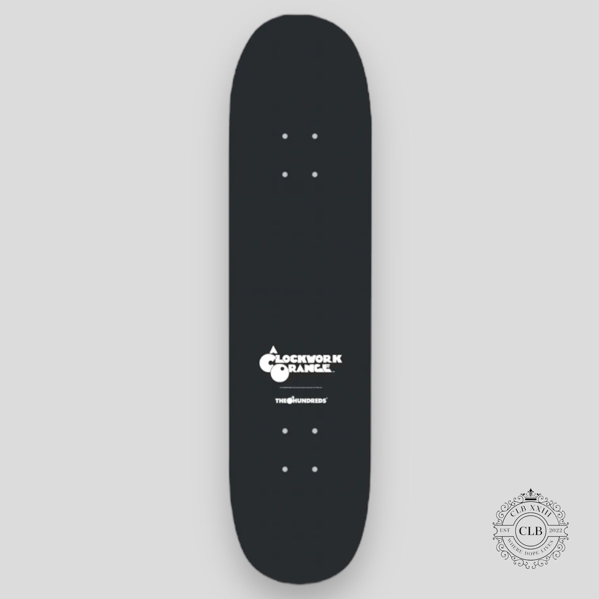 THE HUNDREDS X STANLEY KUBRICK A CLOCKWORK ORANGE SKATE DECK