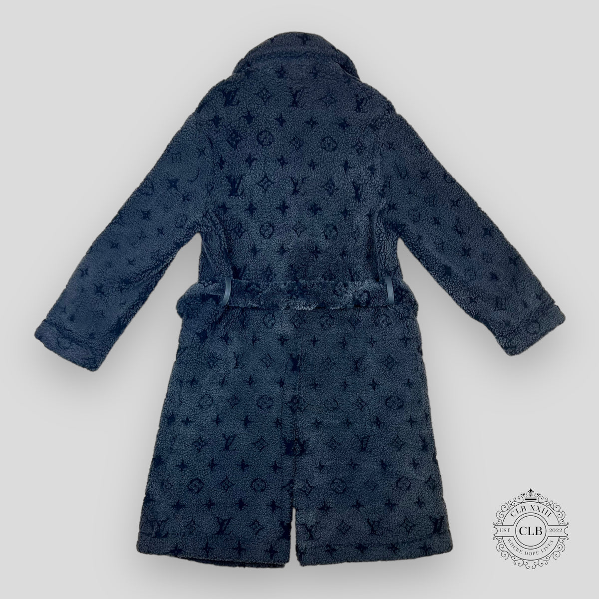 Louis Vuitton Monogram Shearling Overcoat