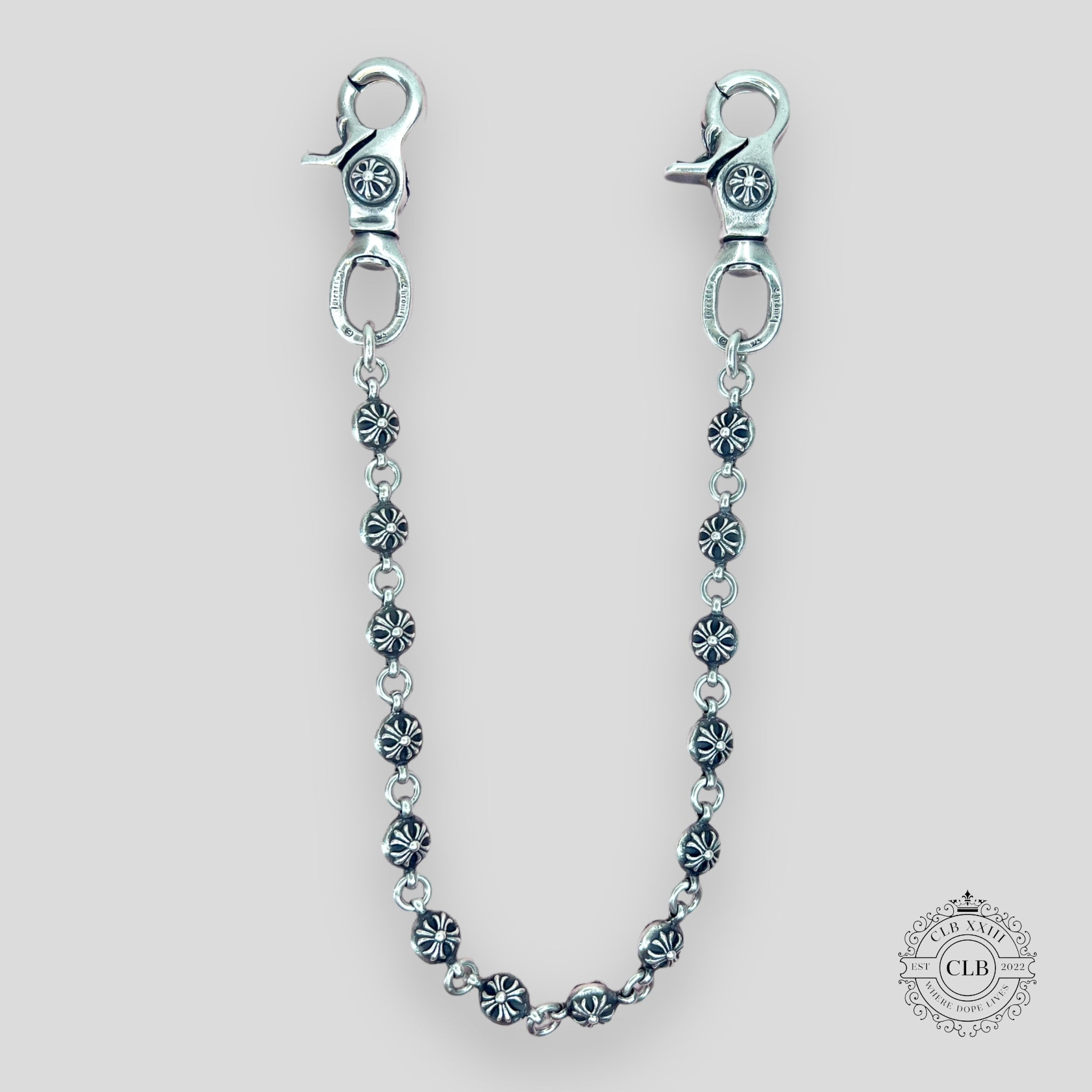 CHROME HEARTS CROSS BALL WALLET CHAIN