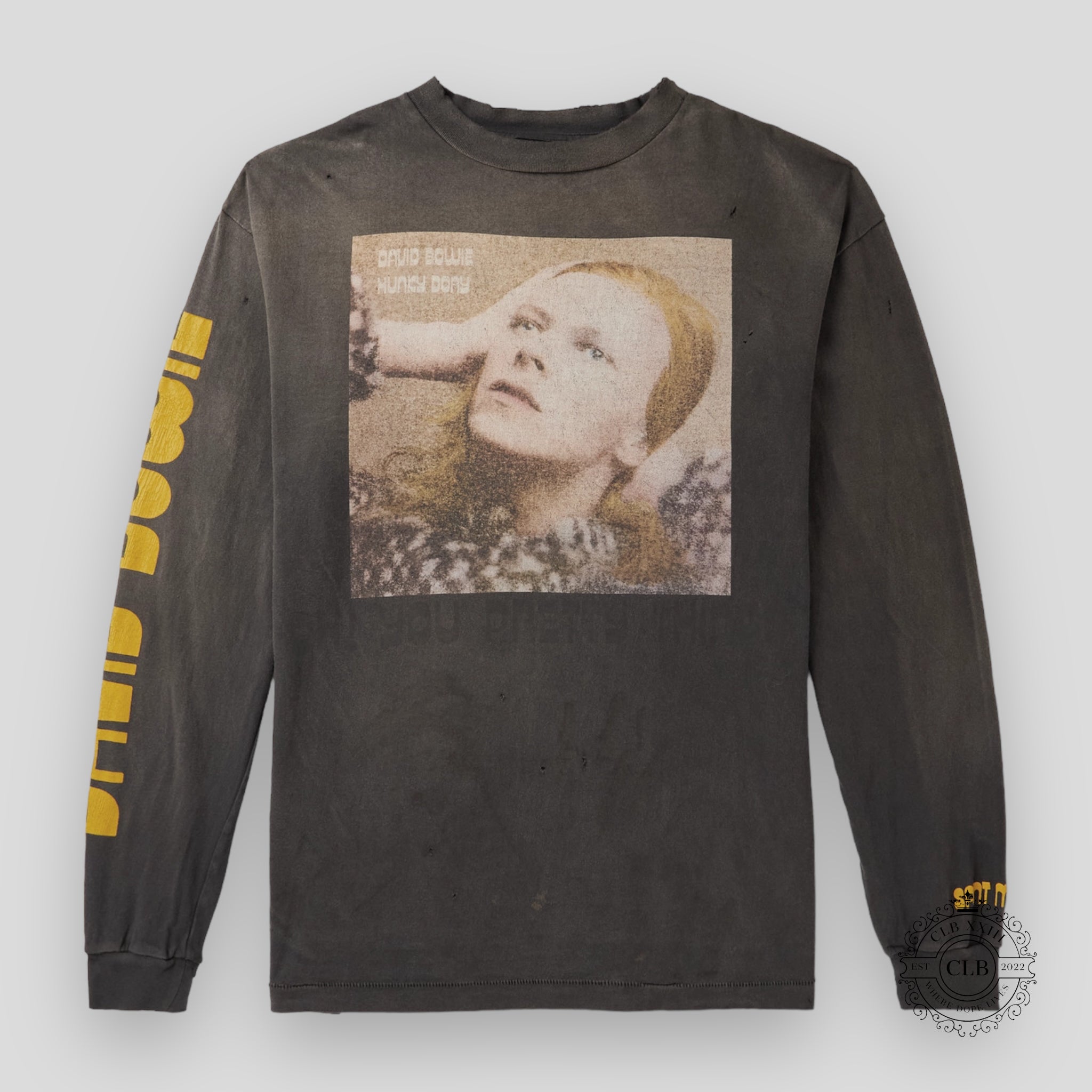 SAINT MICHAEL X DAVID BOWIE LONG SLEEVE T-SHIRT