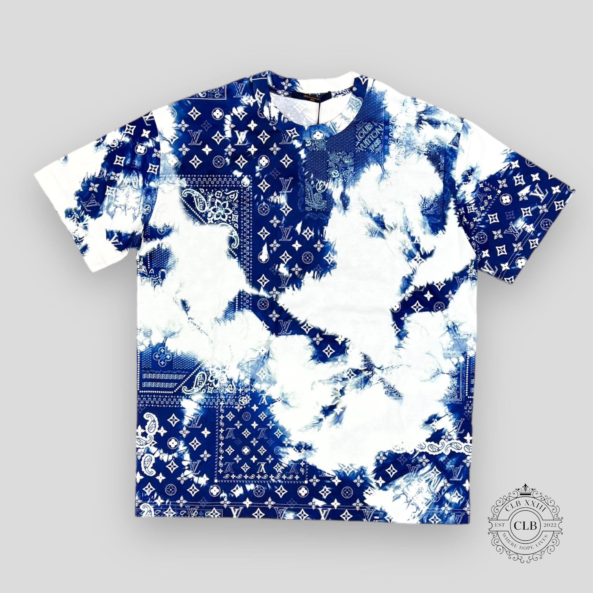 Louis Vuitton Monogram Bandana T-Shirt in Blue