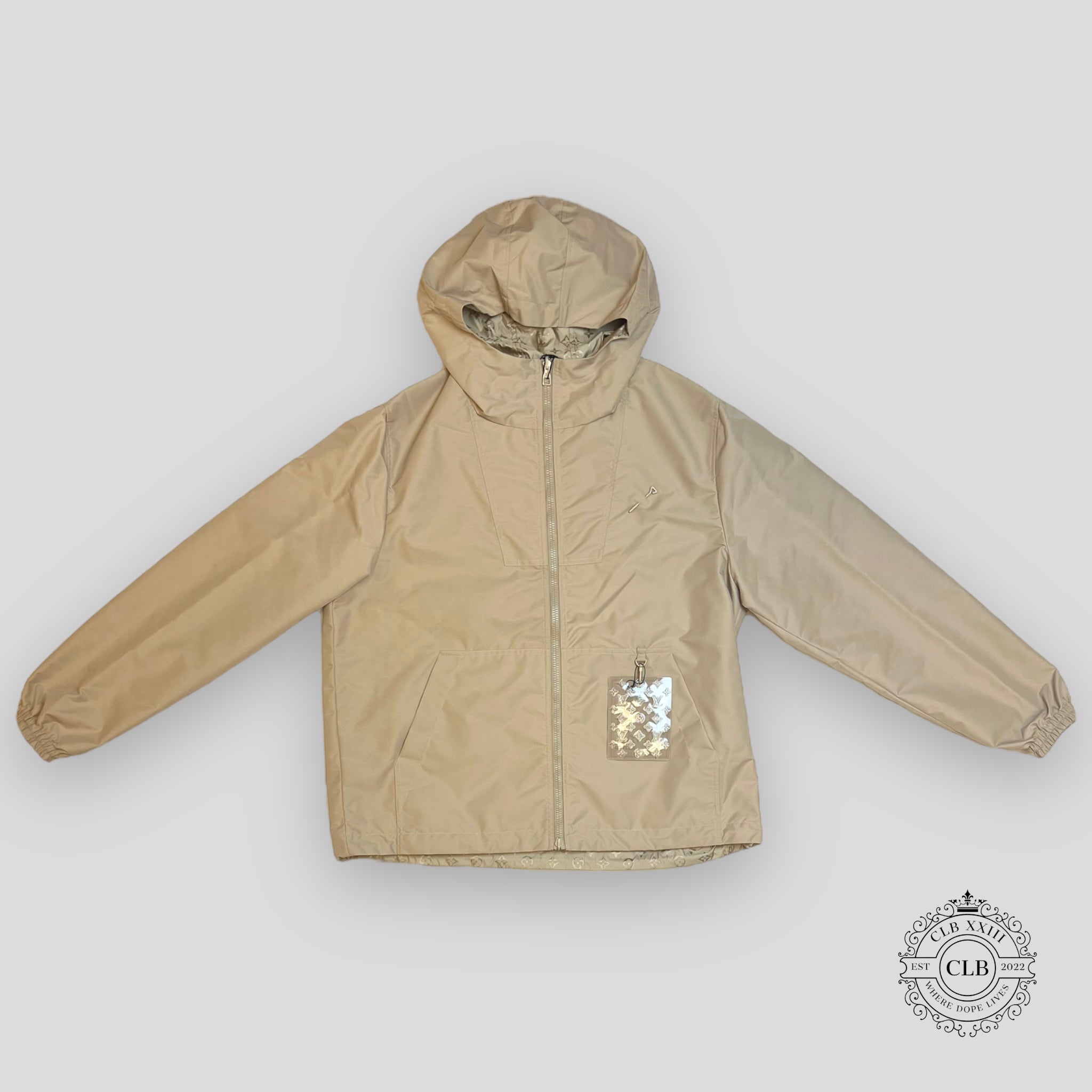 Louis Vuitton Monogram Reversible Nylon Windbreaker in Beige