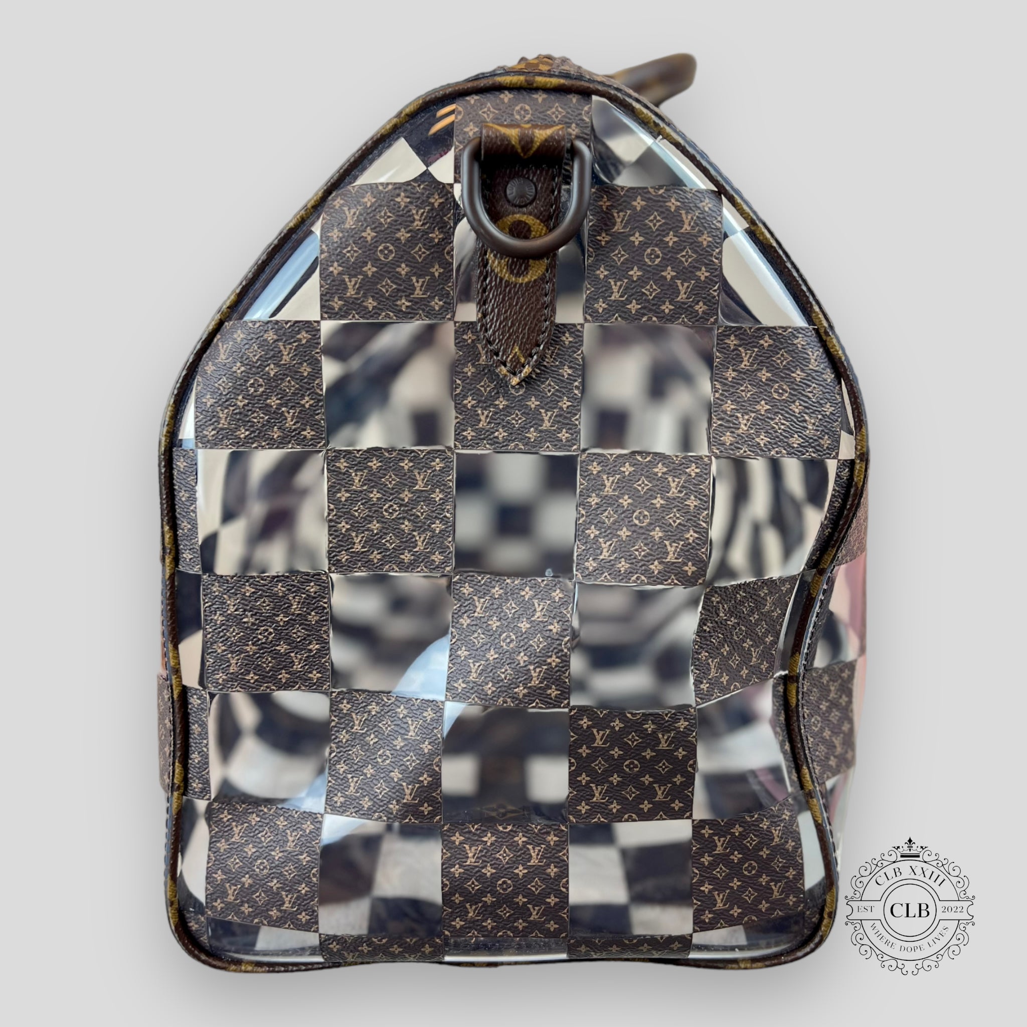 LOUIS VUITTON KEEPALL 50 - MONOGRAM CHESS