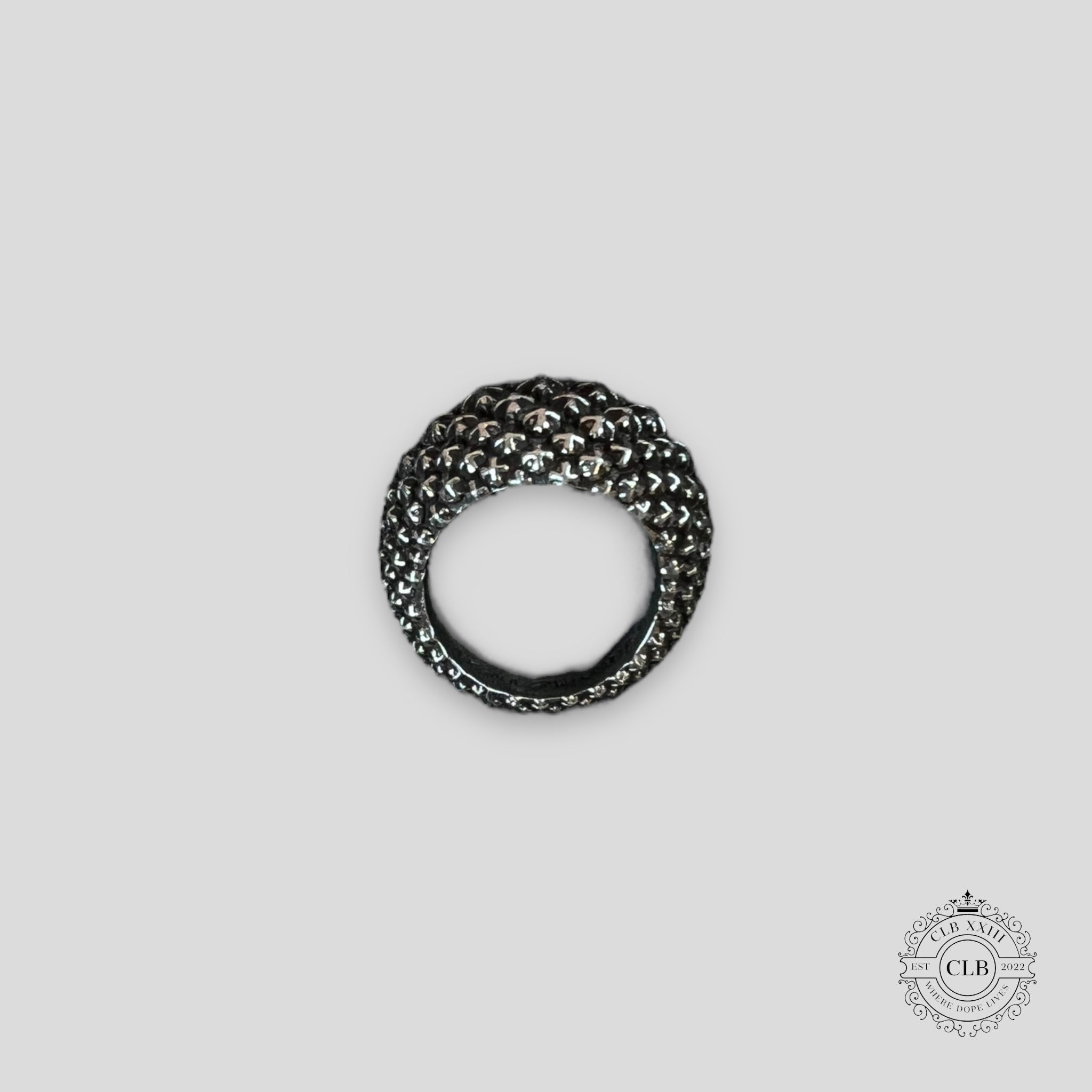CHROME HEARTS MINI CROSS BALL RING