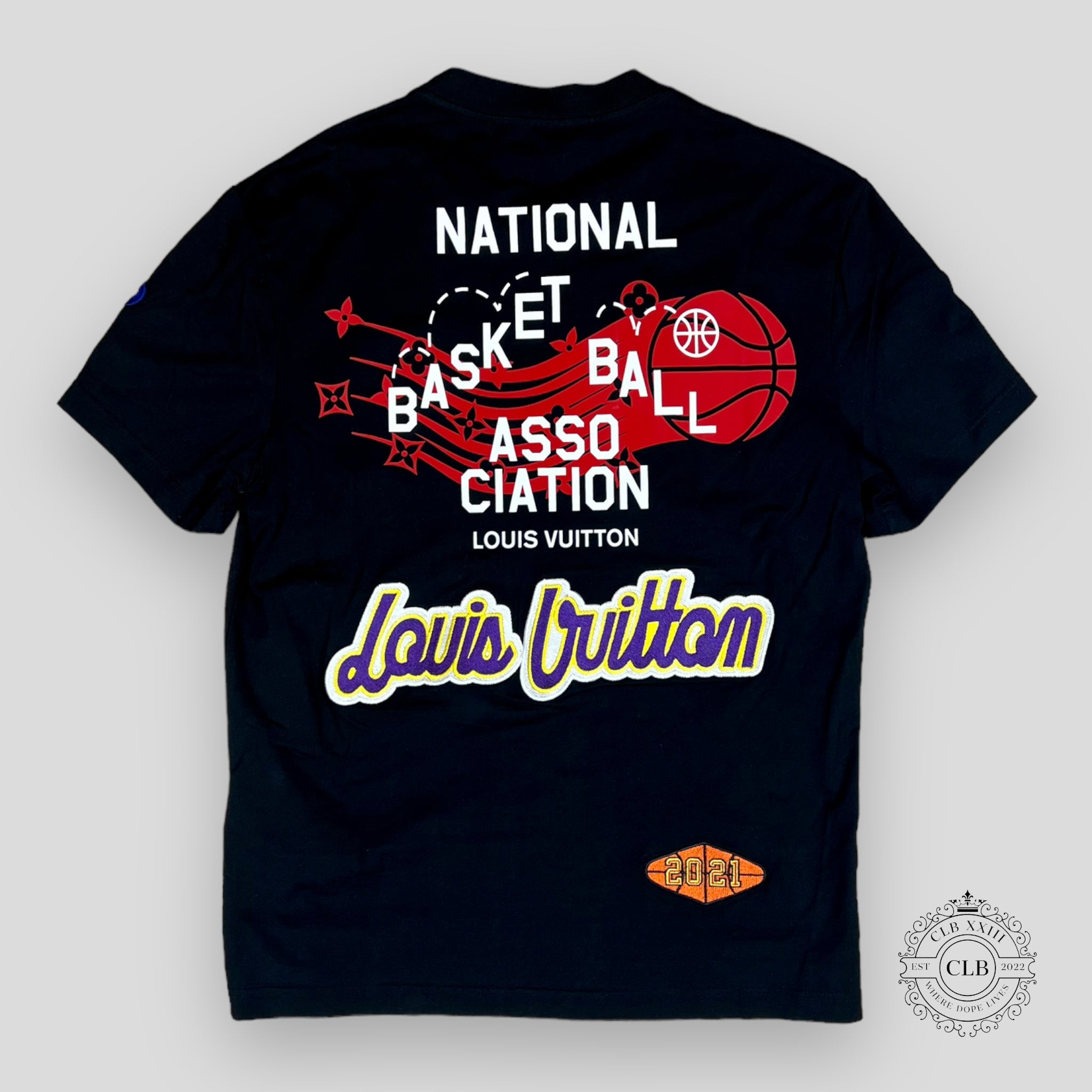 LOUIS VUITTON X NBA MULTI LOGO T-SHIRT