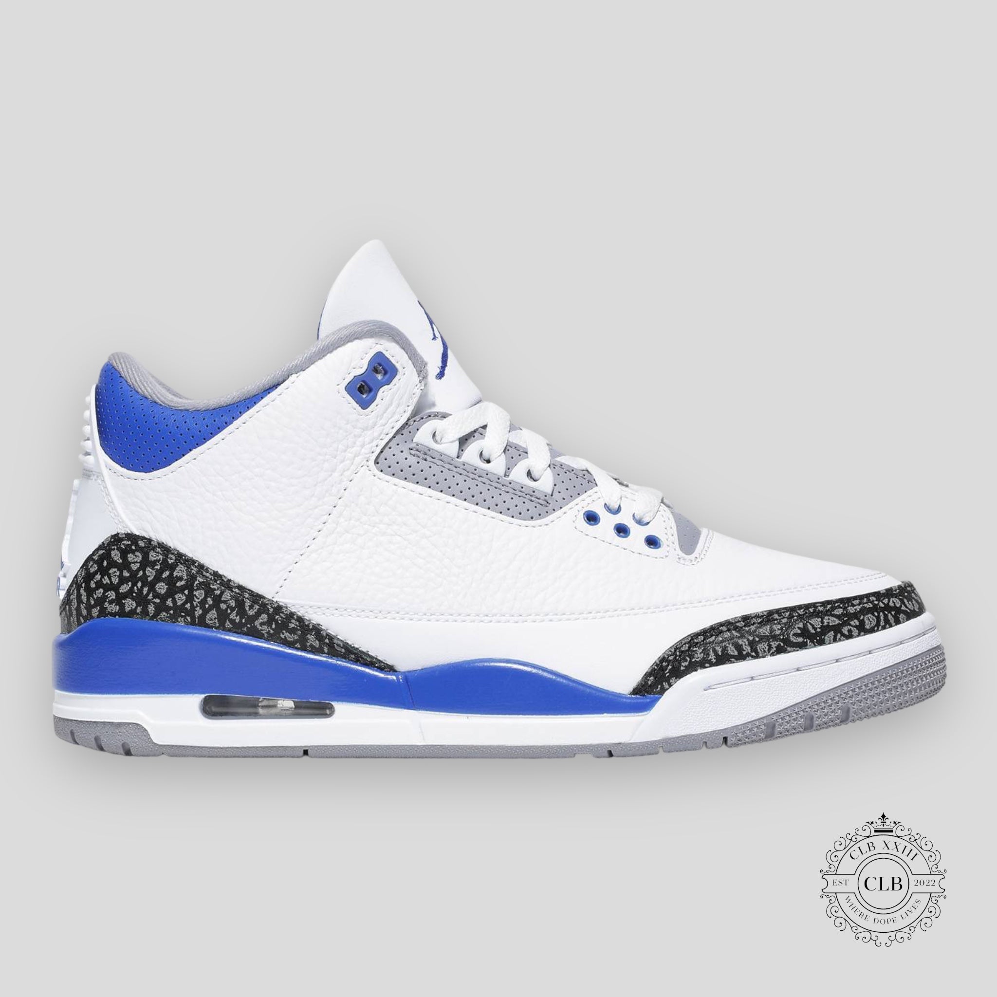 AIR JORDAN 3 RETRO "RACER BLUE"