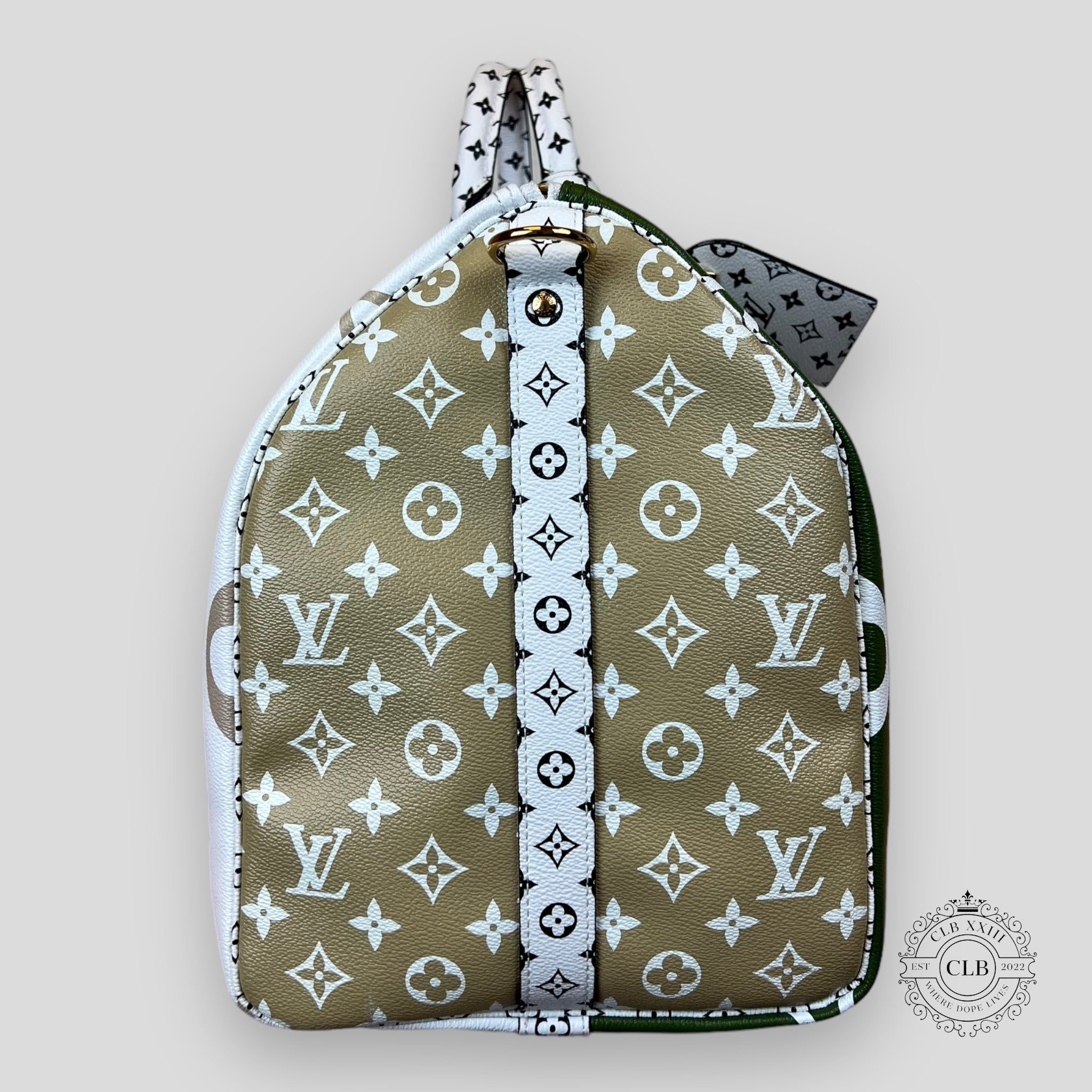 LOUIS VUITTON GIANT MONOGRAM KEEPALL 50 - KHAKI / BEIGE