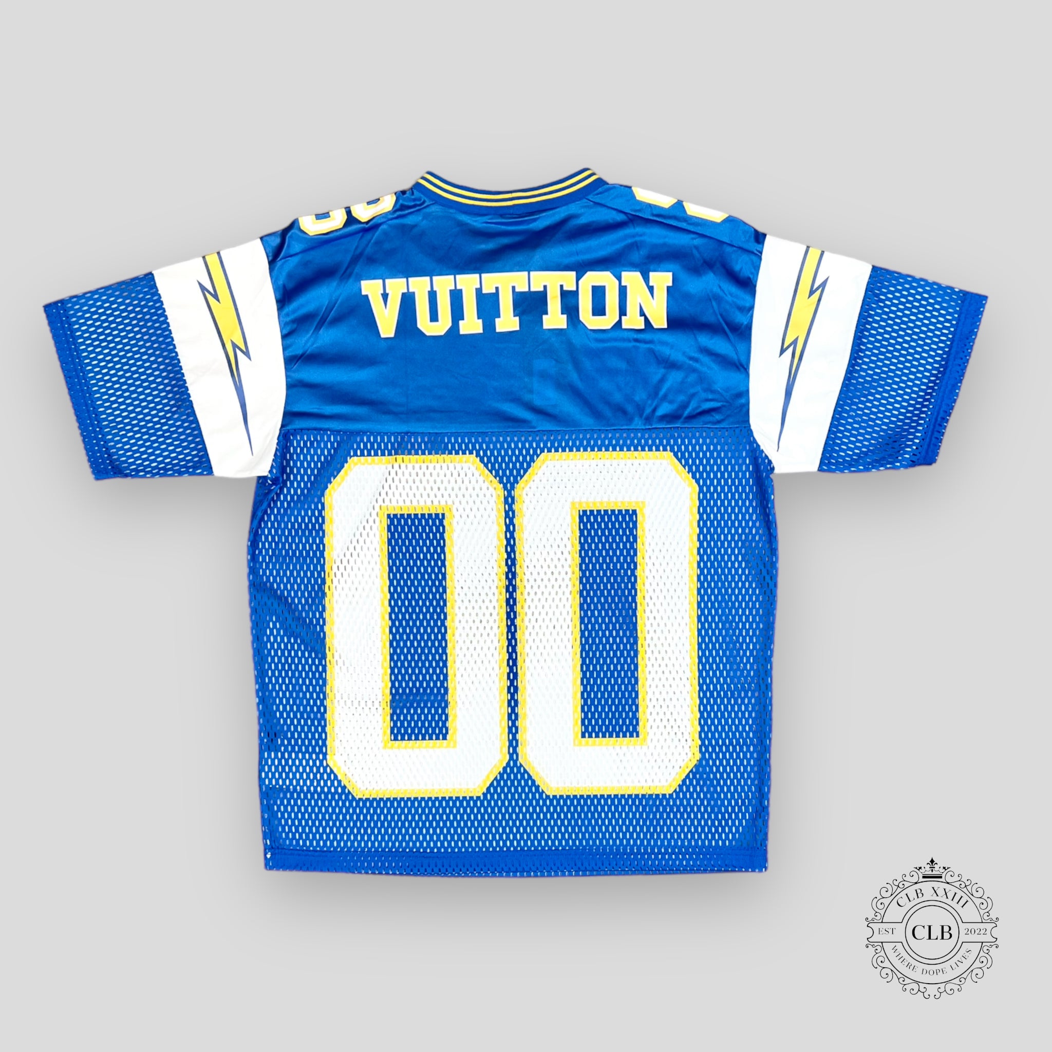 LOUIS VUITTON SPORTY JERSEY TEE - BLUE / YELLOW